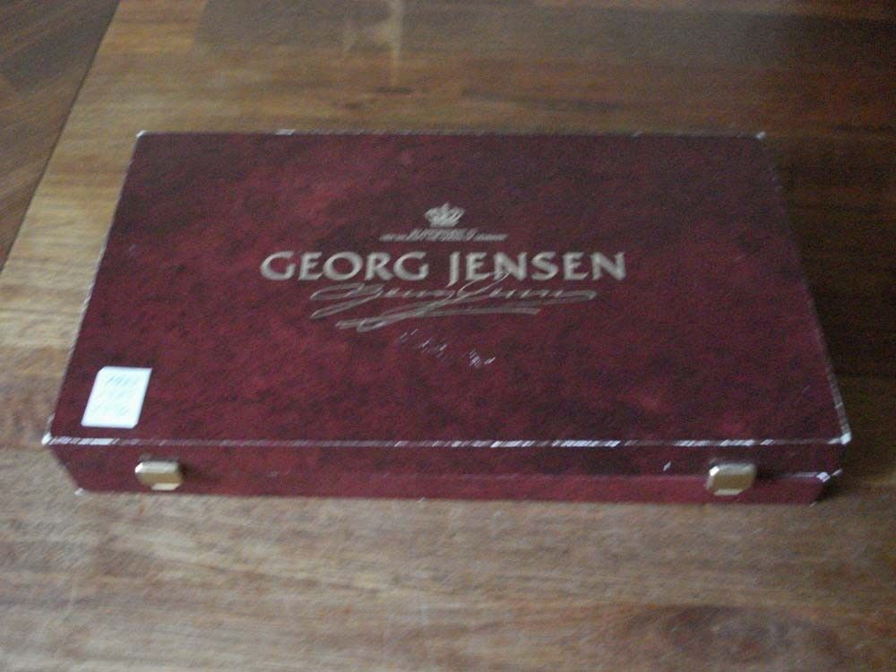 1988 1989  1990 CHRISTMAS MOBILE 24 carat gold plated GEORG JENSEN 3-pack Box