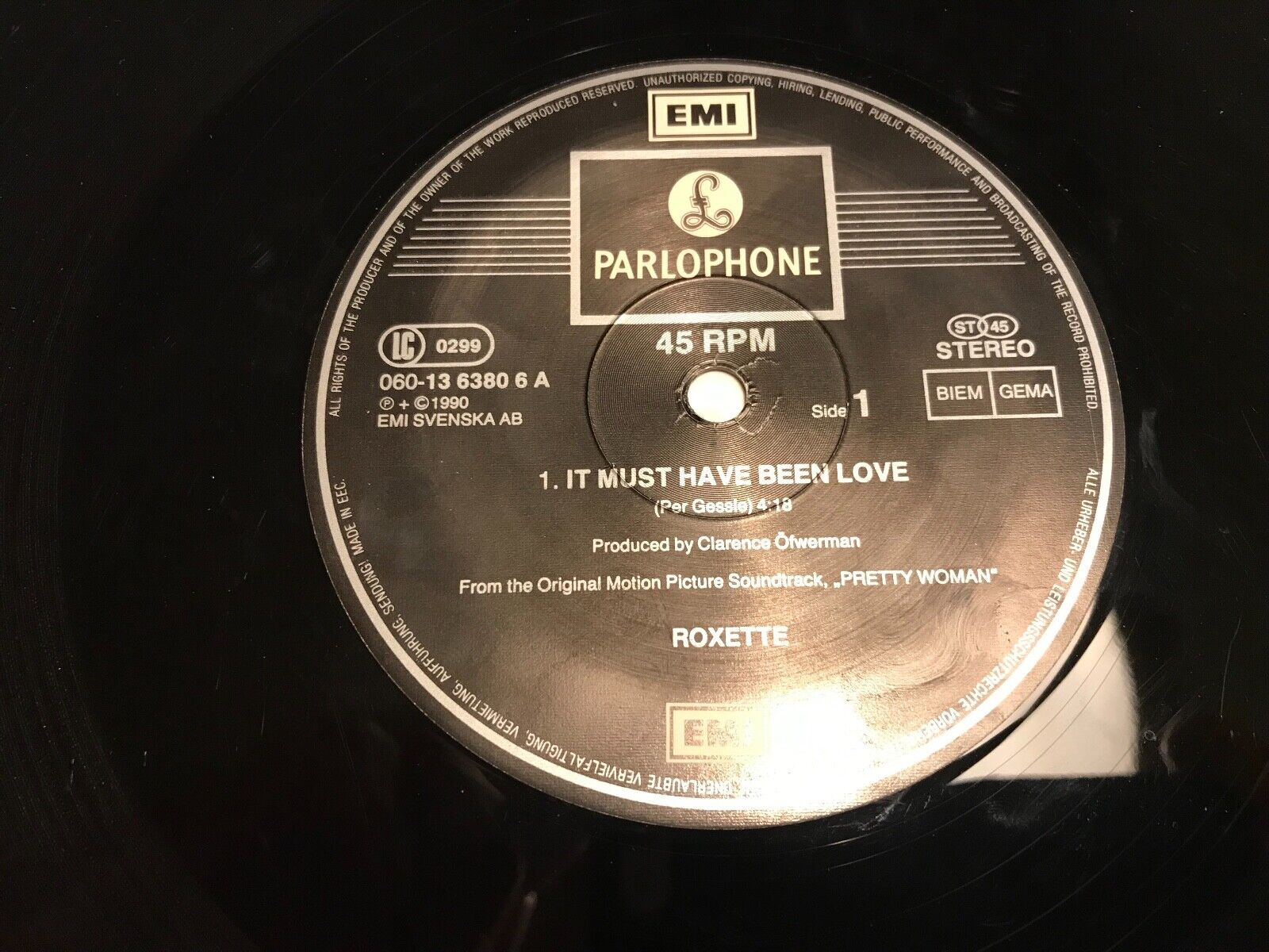 ROXETTE "IT MUST HAVE BEEN LOVE/PAINT/CRY"(LIVE) 12" MAXI SINGLE 1990 GERMANY12"