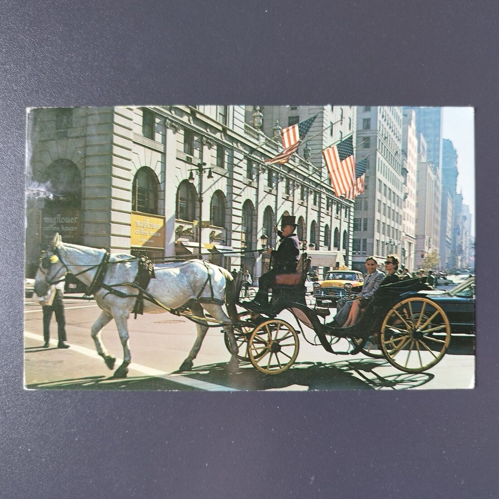 NY New York City Carriage On Fifth AvenuePosted in 1985