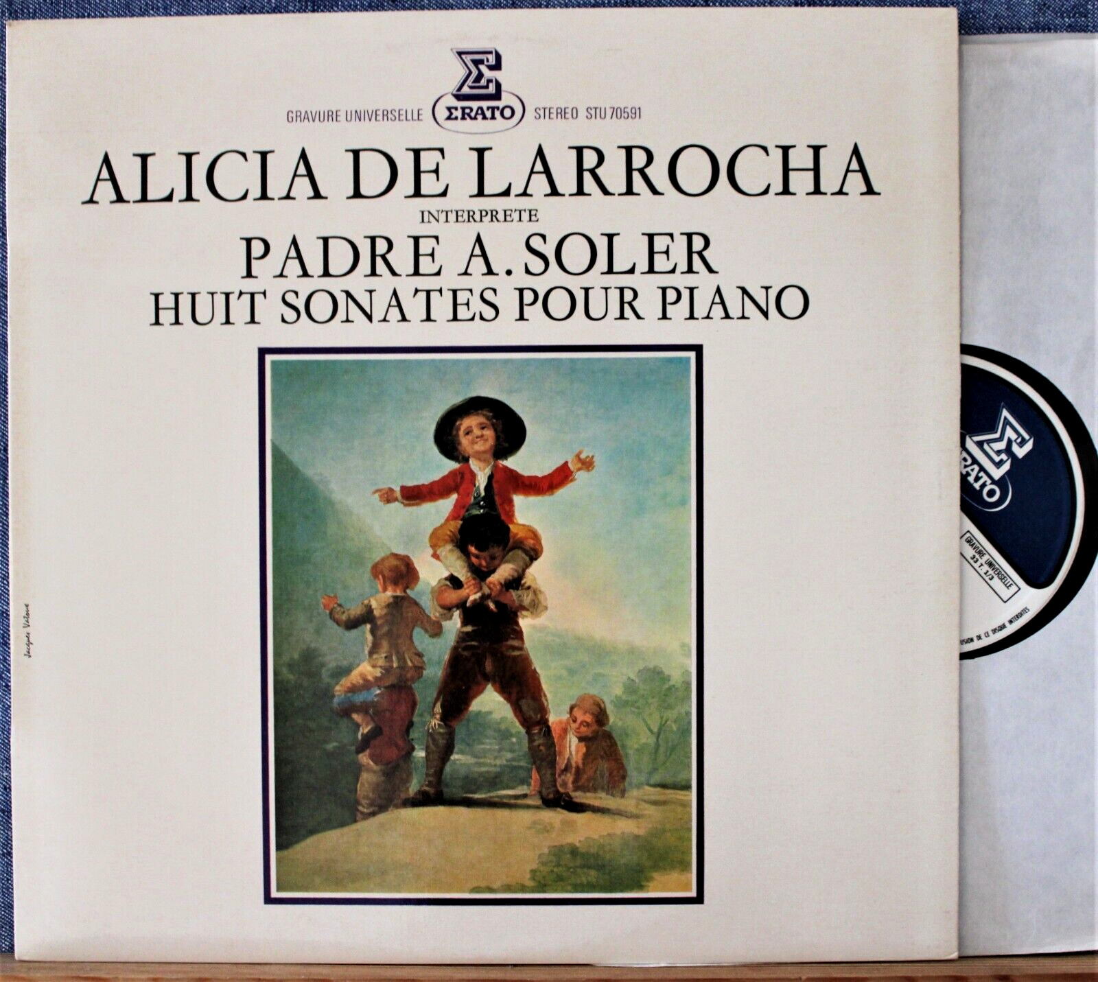 Larrocha Soler (8 sonatas) Erato STU 70591 NM