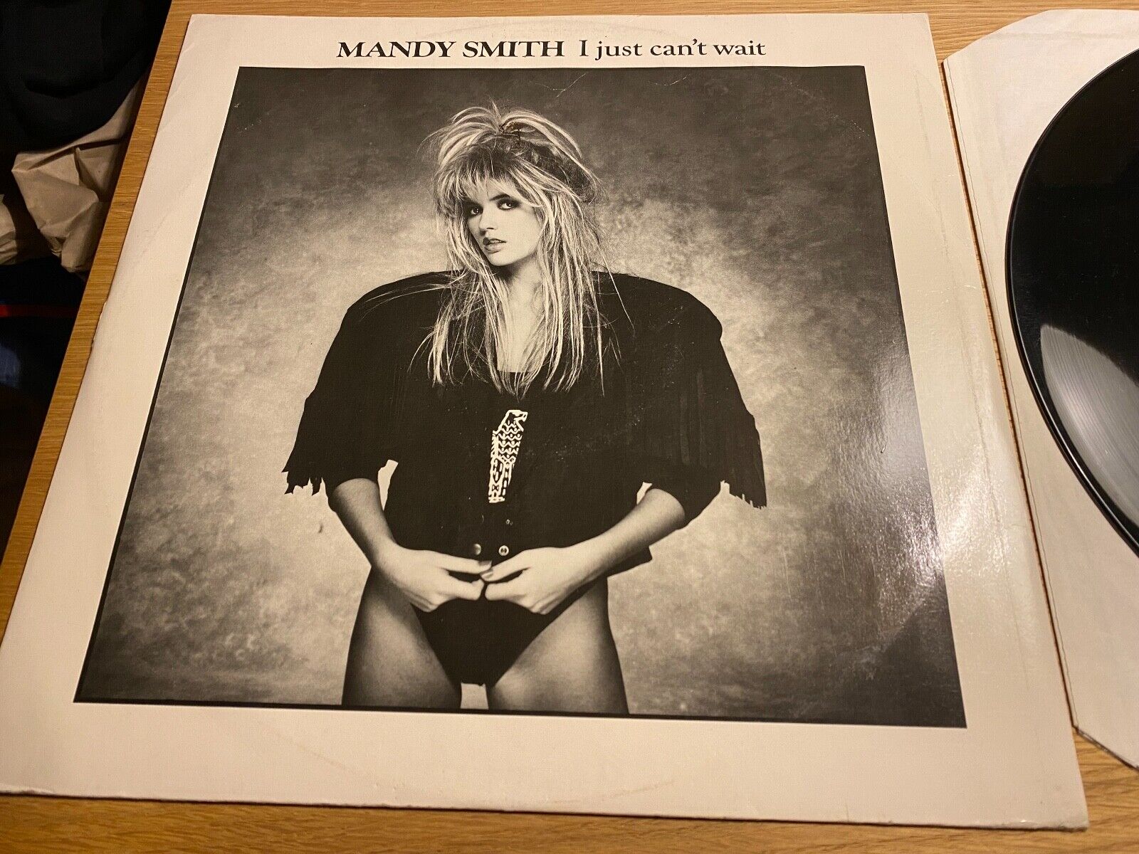 MANDY "I JUST CAN´T WAIT" 1987 PWL RECORDS 12" MAXI 45 RPM SWEDISH PRESS SCARCE