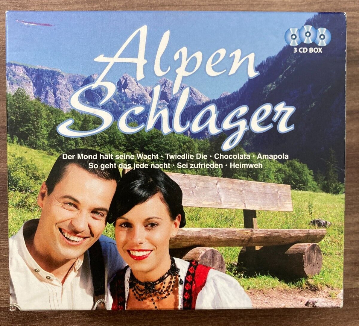 Alpen Schlager (3xCD Box Set) - Various Artists - Near Mint Condition