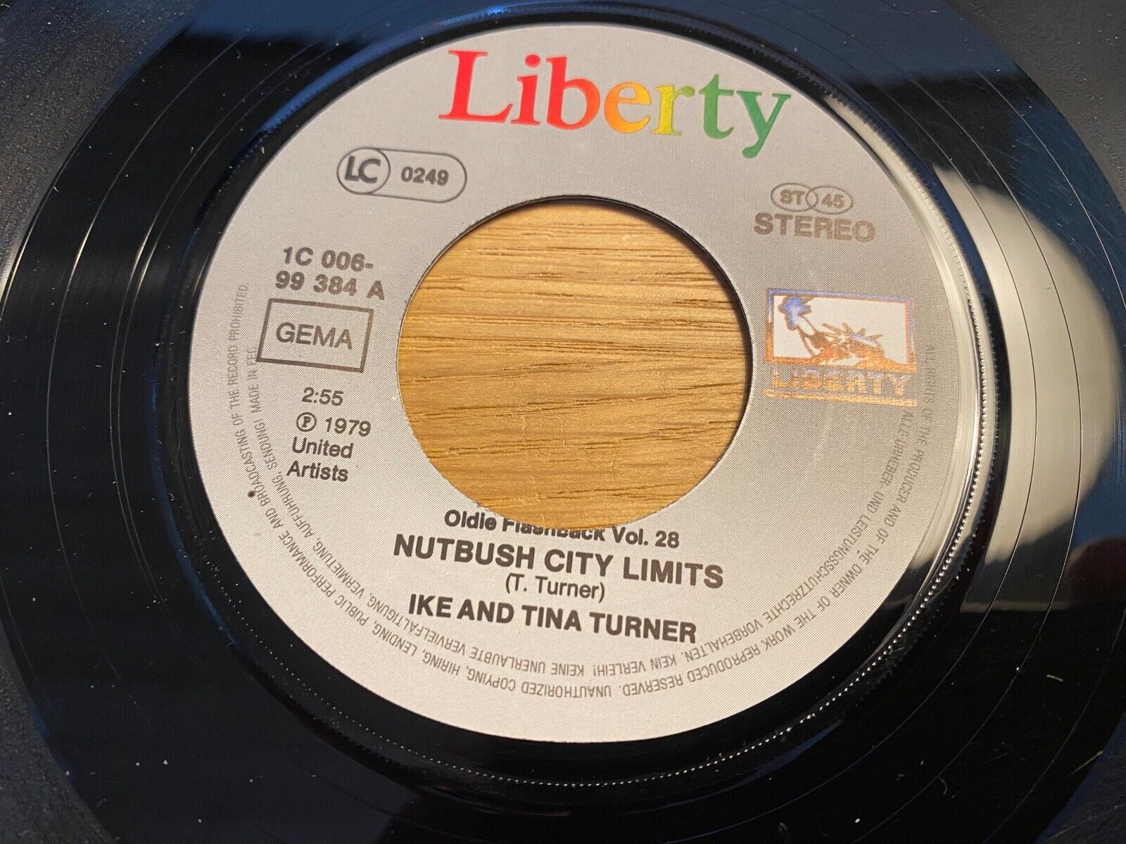 IKE  TINA TURNER "NUTBUSH CITY LIMITS/PROUD MARY" LIBERTY RECORDS 1979 GERMANY*