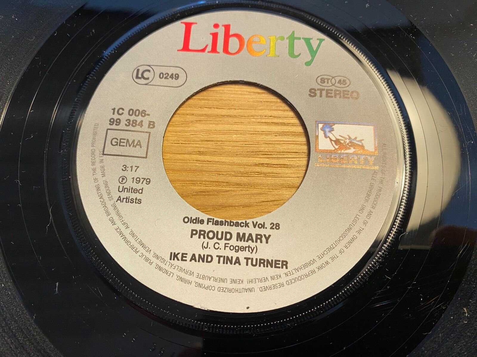 IKE  TINA TURNER "NUTBUSH CITY LIMITS/PROUD MARY" LIBERTY RECORDS 1979 GERMANY*