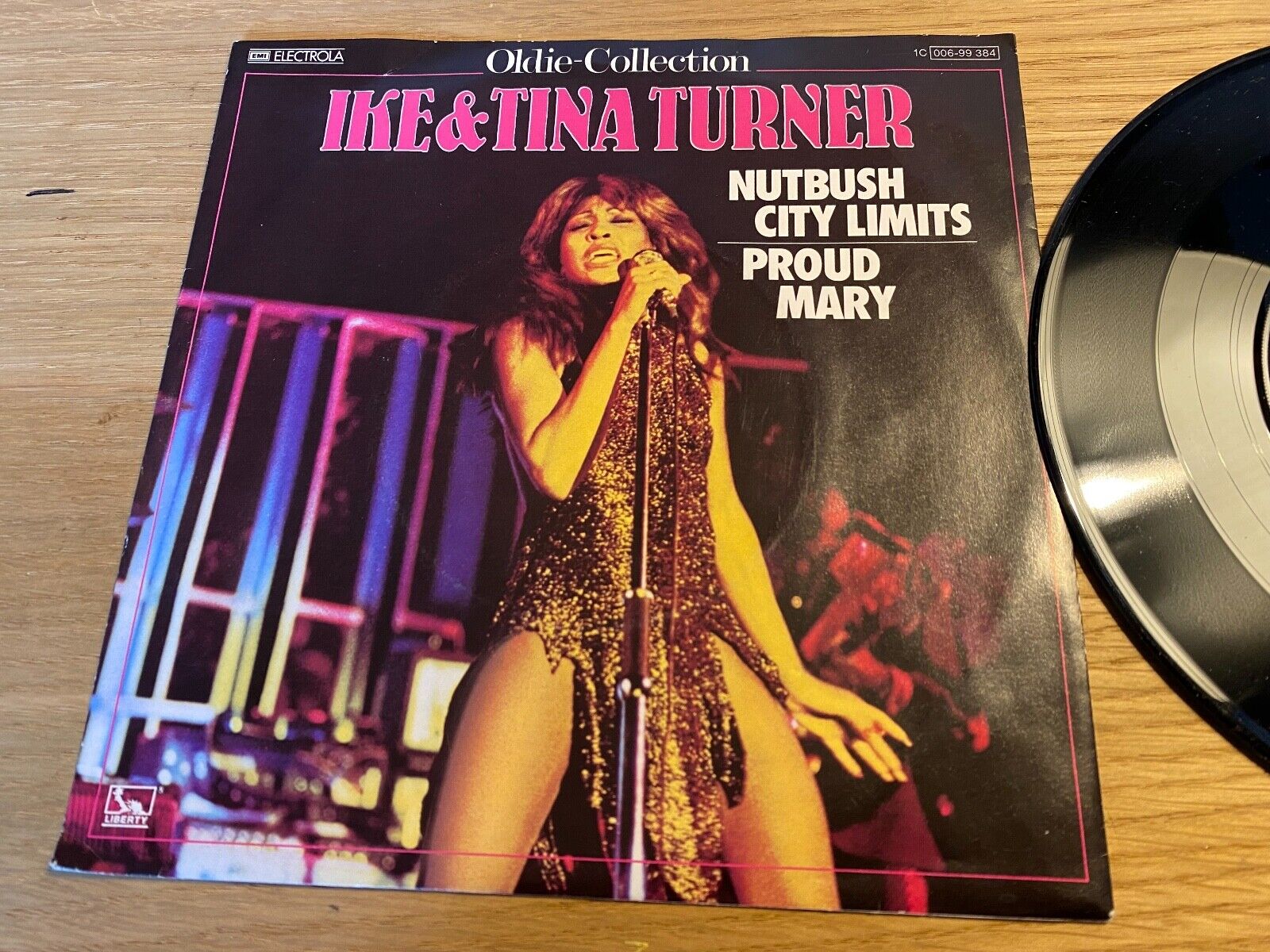 IKE  TINA TURNER "NUTBUSH CITY LIMITS/PROUD MARY" LIBERTY RECORDS 1979 GERMANY*