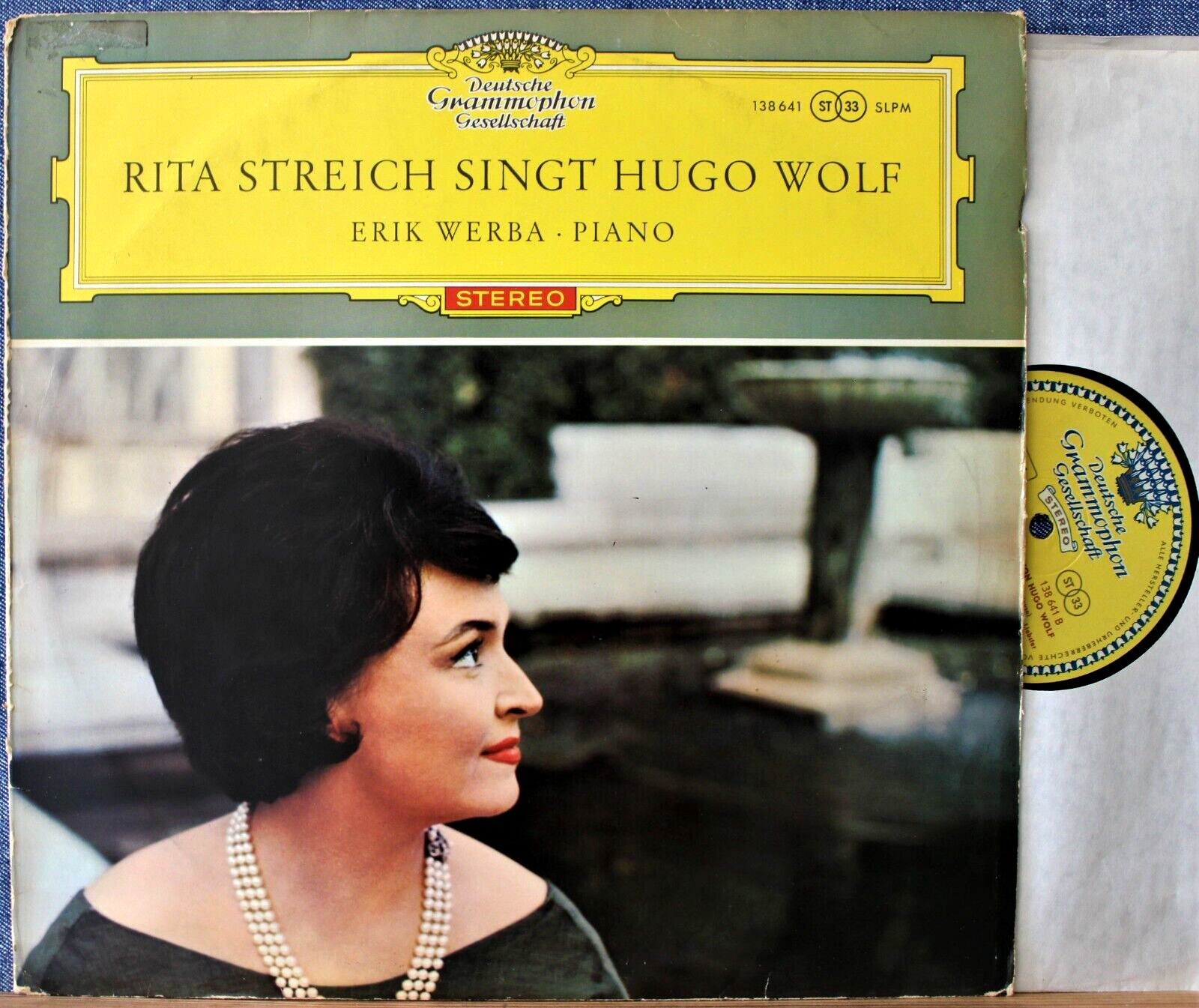 Streich; Werba Wolf (Lieder) DGG 138 641 SLPM red stereo NM