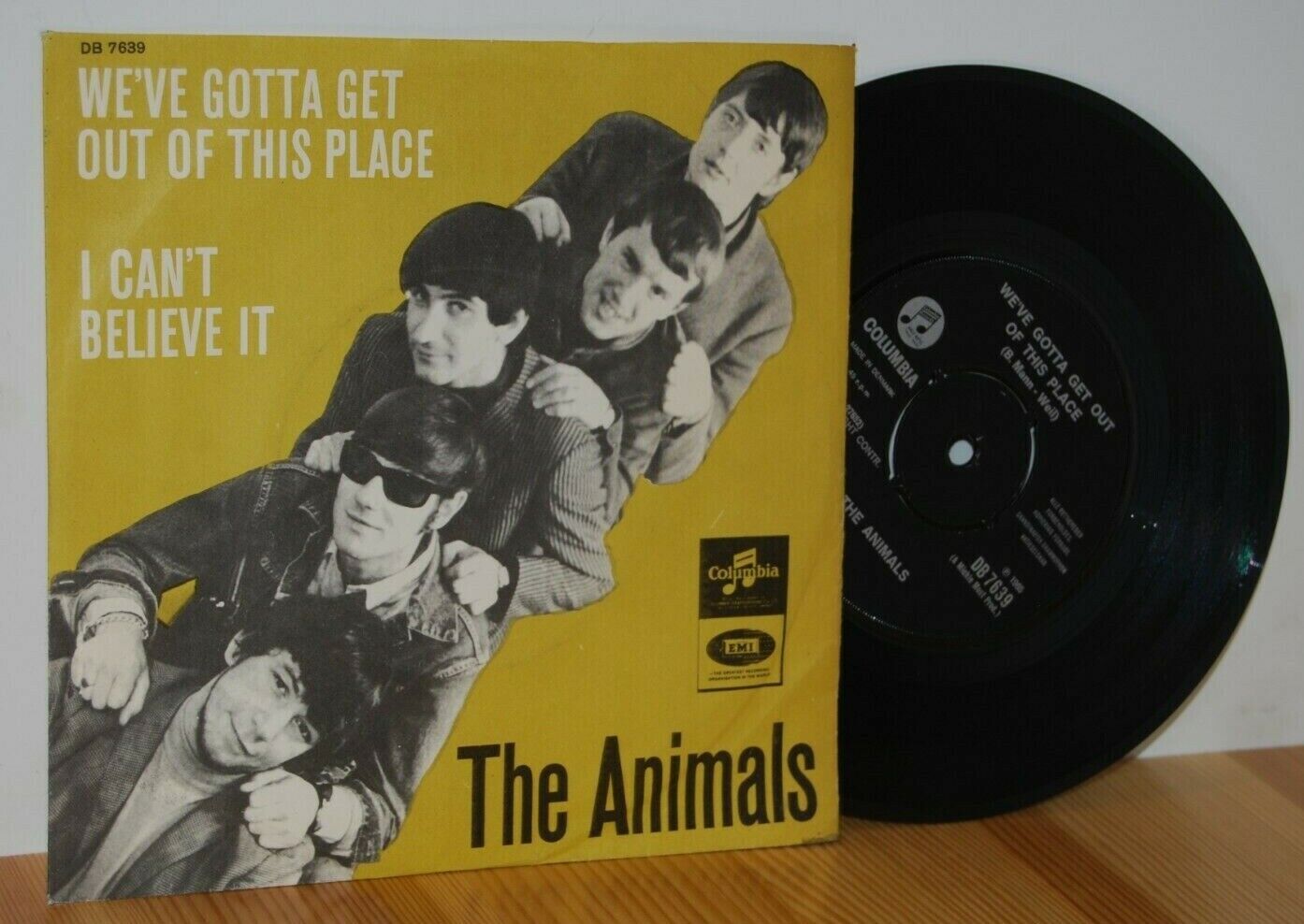 The ANIMALS We've Gotta Get Out EMI Columbia PS Picture Sleeve