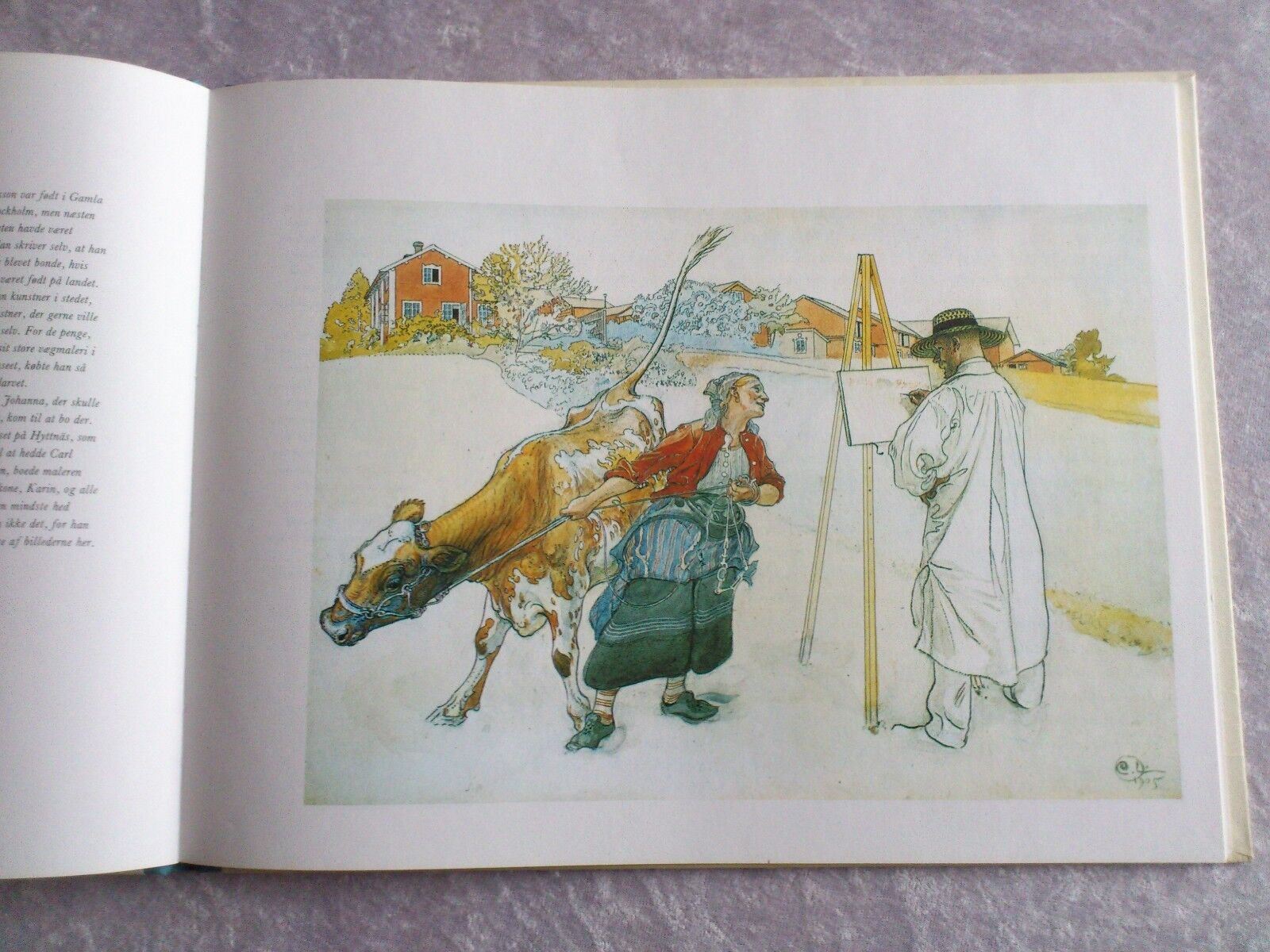 Danish Childrens´Book"En Gård" A Farm by Carl Larsson/Lennart Rudström1966