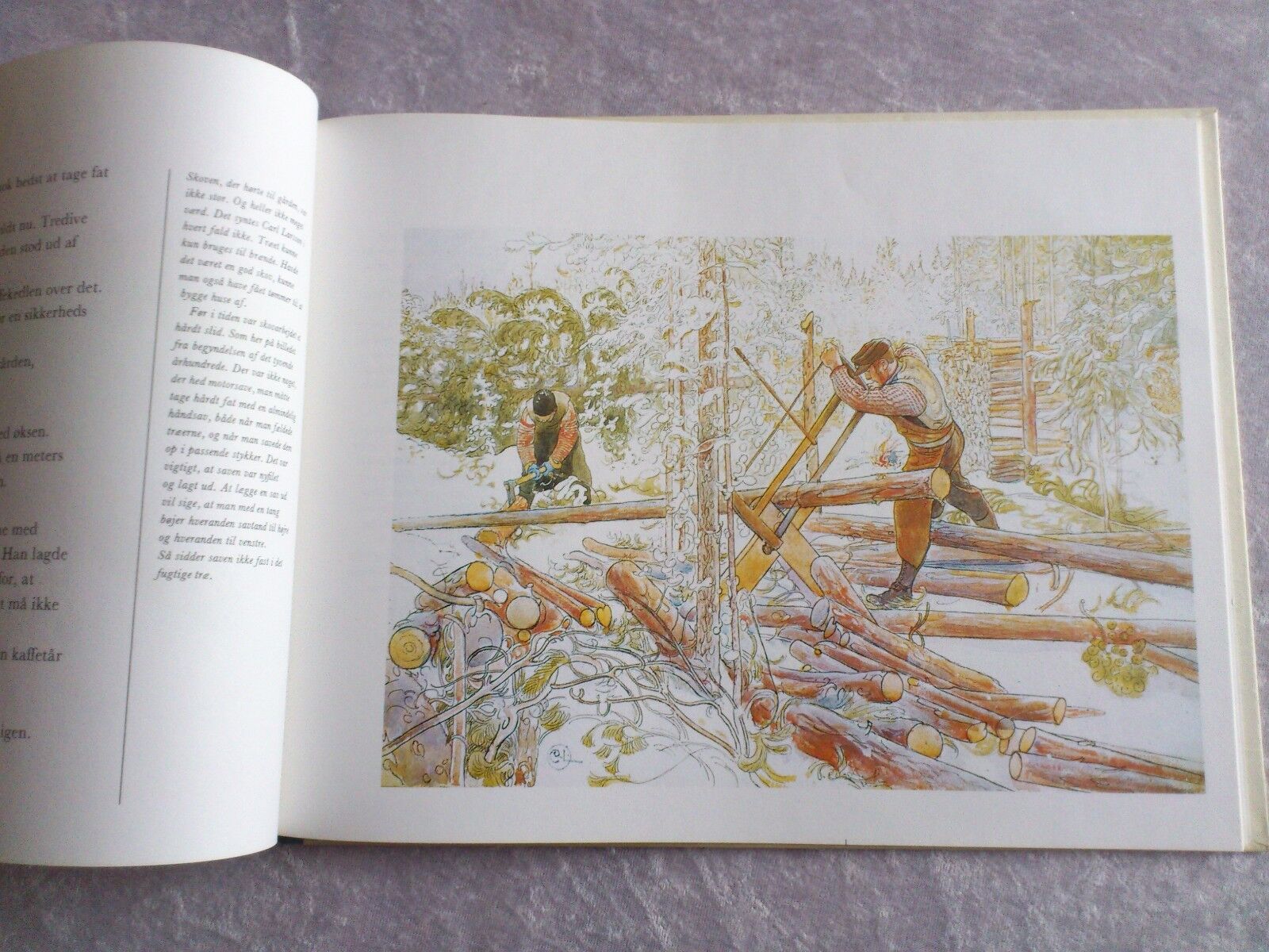 Danish Childrens´Book"En Gård" A Farm by Carl Larsson/Lennart Rudström1966