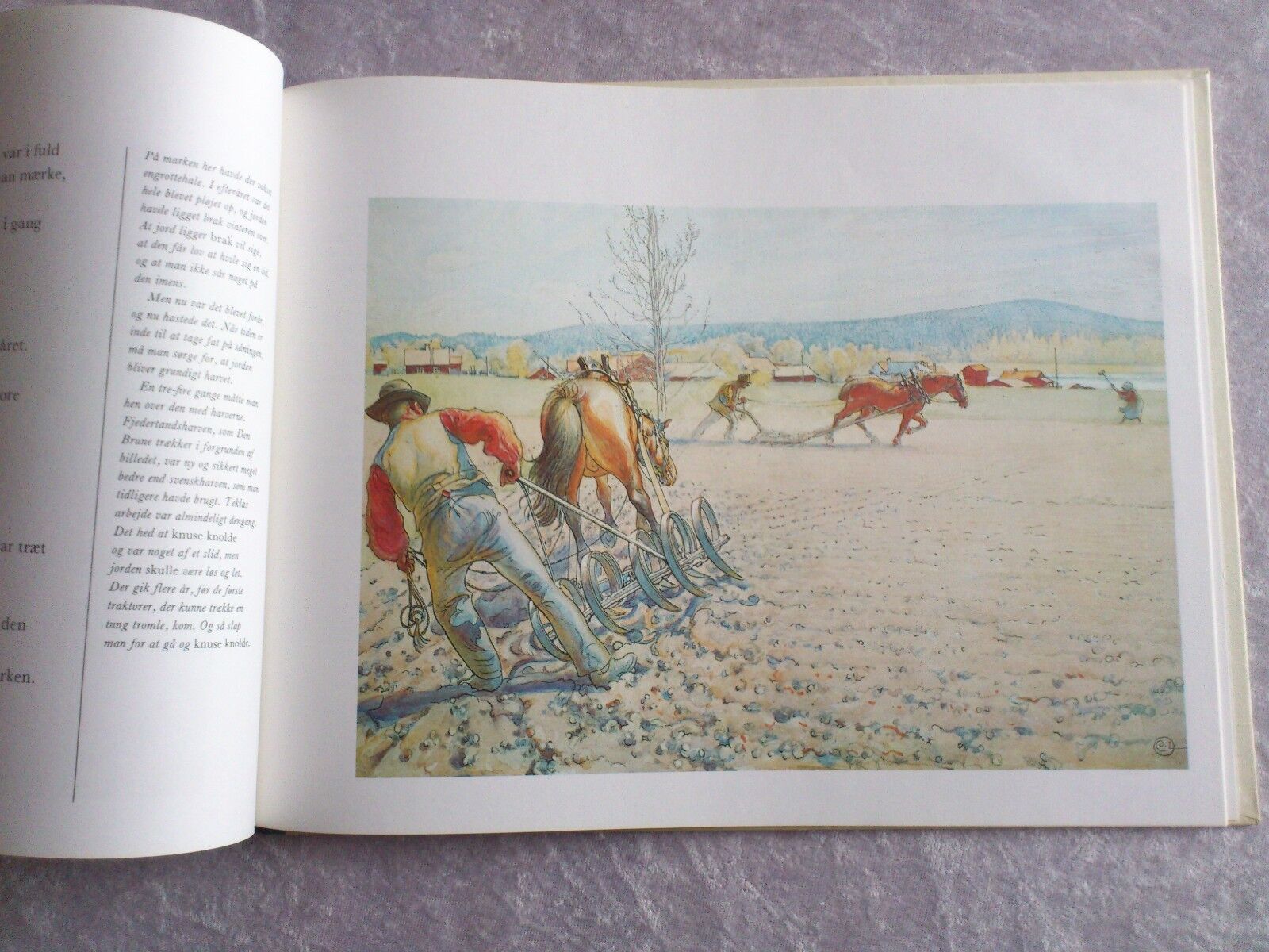 Danish Childrens´Book"En Gård" A Farm by Carl Larsson/Lennart Rudström1966