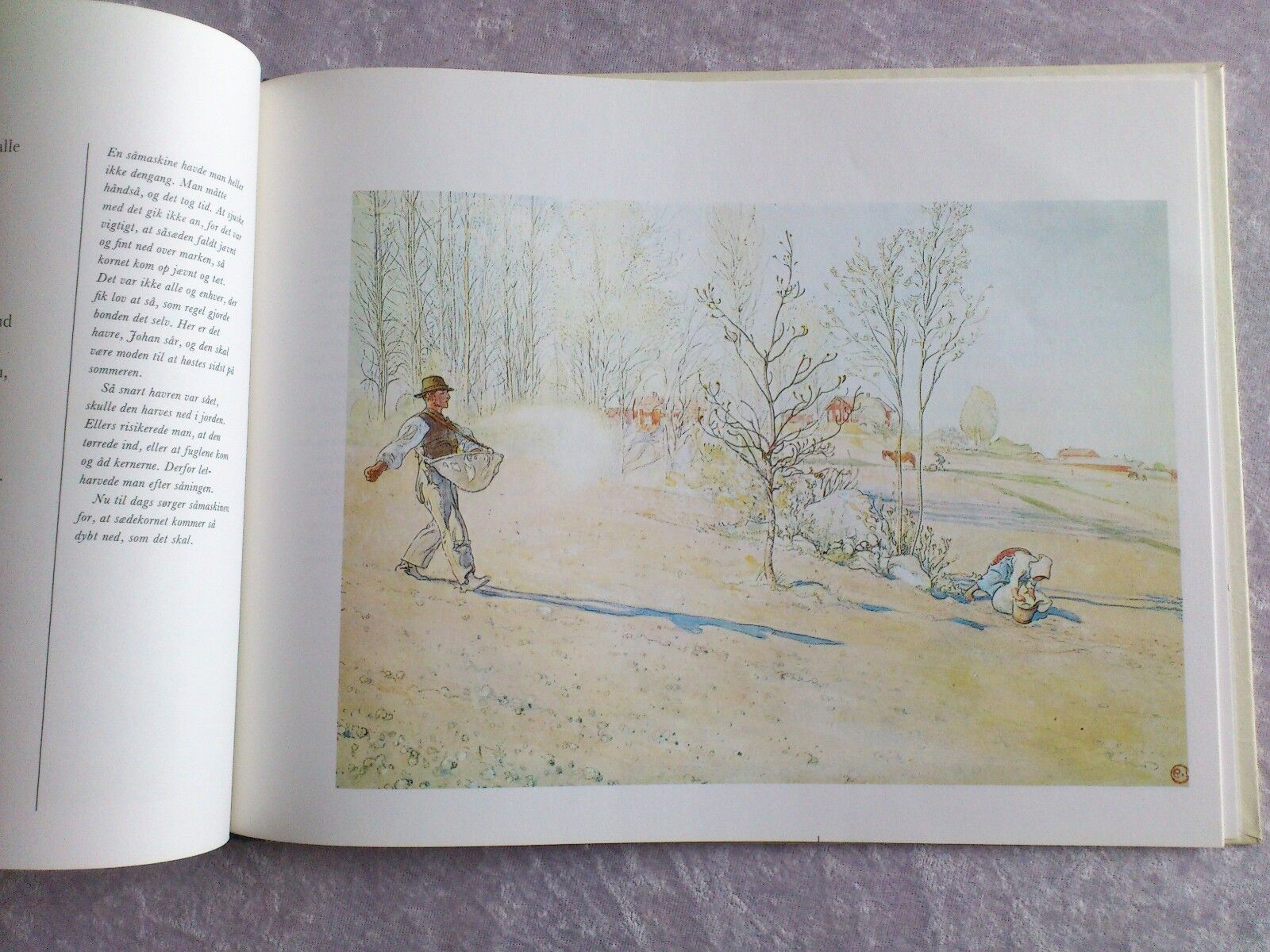 Danish Childrens´Book"En Gård" A Farm by Carl Larsson/Lennart Rudström1966