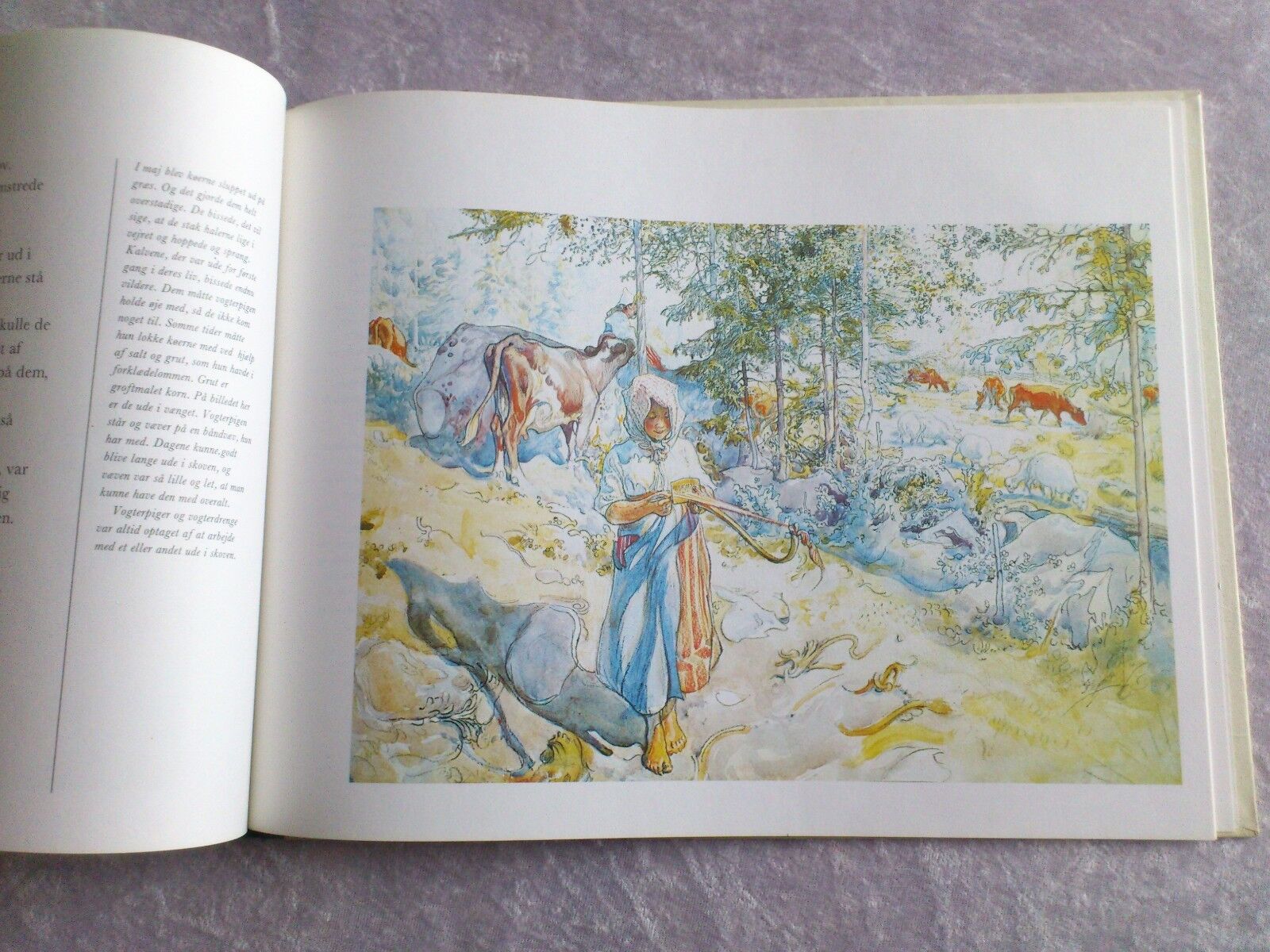 Danish Childrens´Book"En Gård" A Farm by Carl Larsson/Lennart Rudström1966