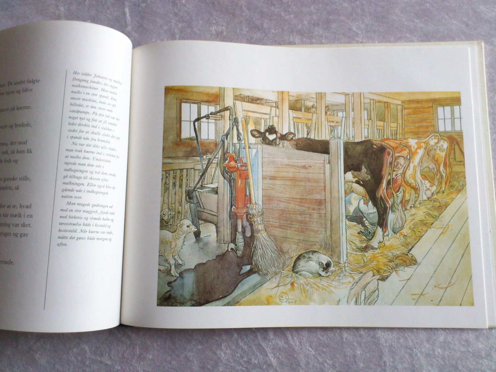 Danish Childrens´Book"En Gård" A Farm by Carl Larsson/Lennart Rudström1966