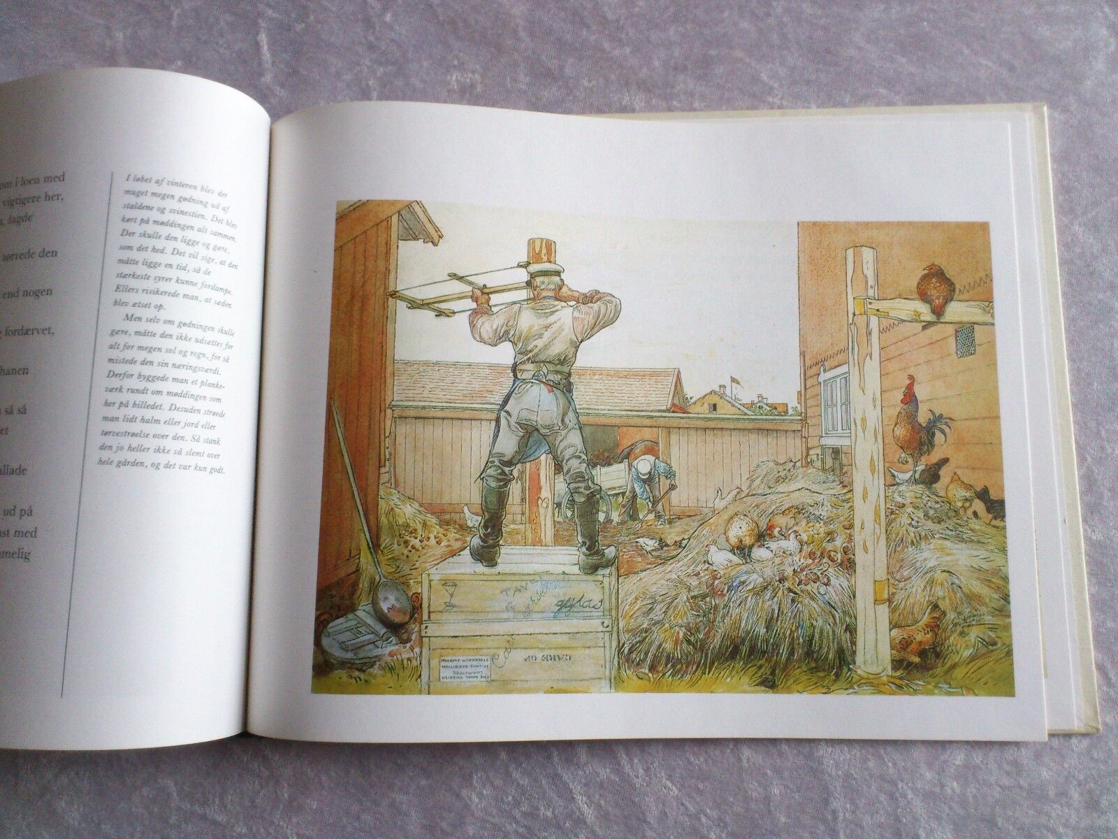 Danish Childrens´Book"En Gård" A Farm by Carl Larsson/Lennart Rudström1966