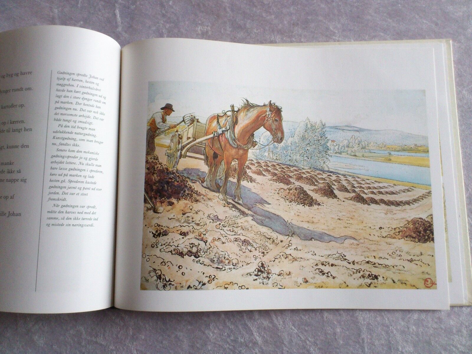 Danish Childrens´Book"En Gård" A Farm by Carl Larsson/Lennart Rudström1966