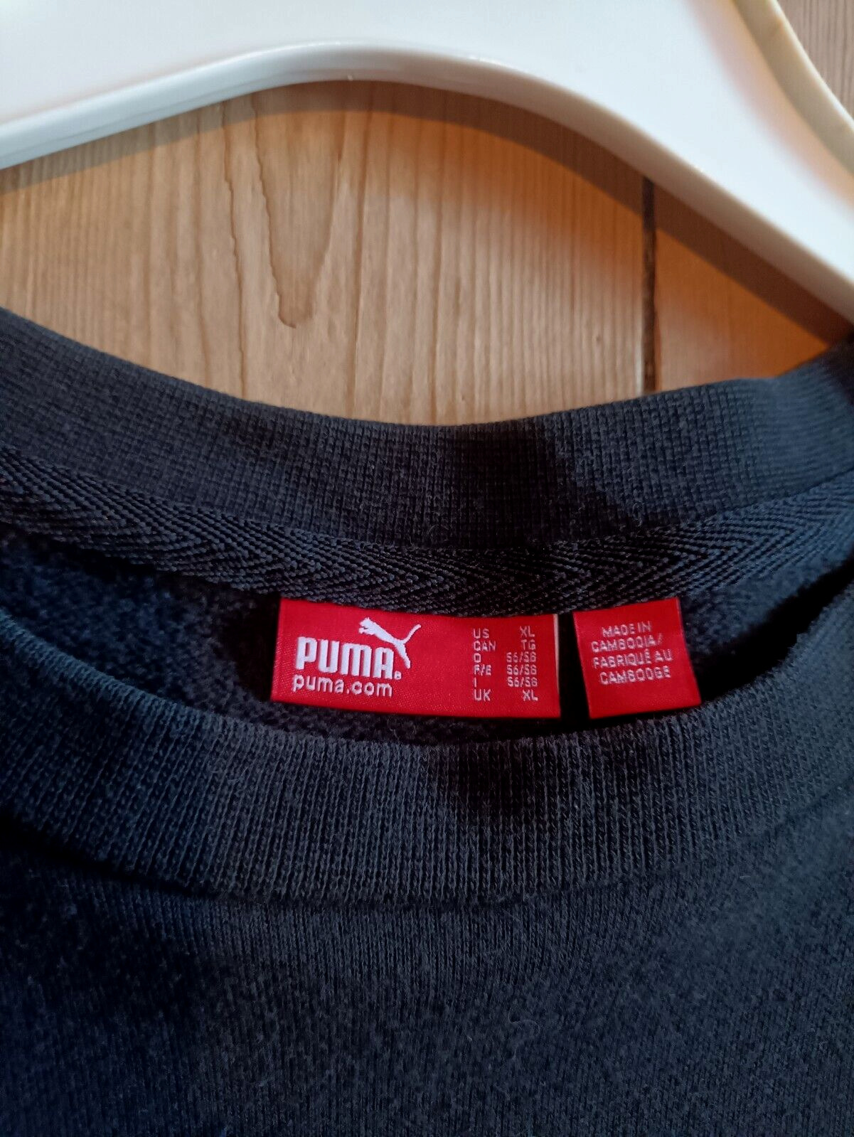 Men`s Vintage PUMA Sweatshirt Big Logo Size XL