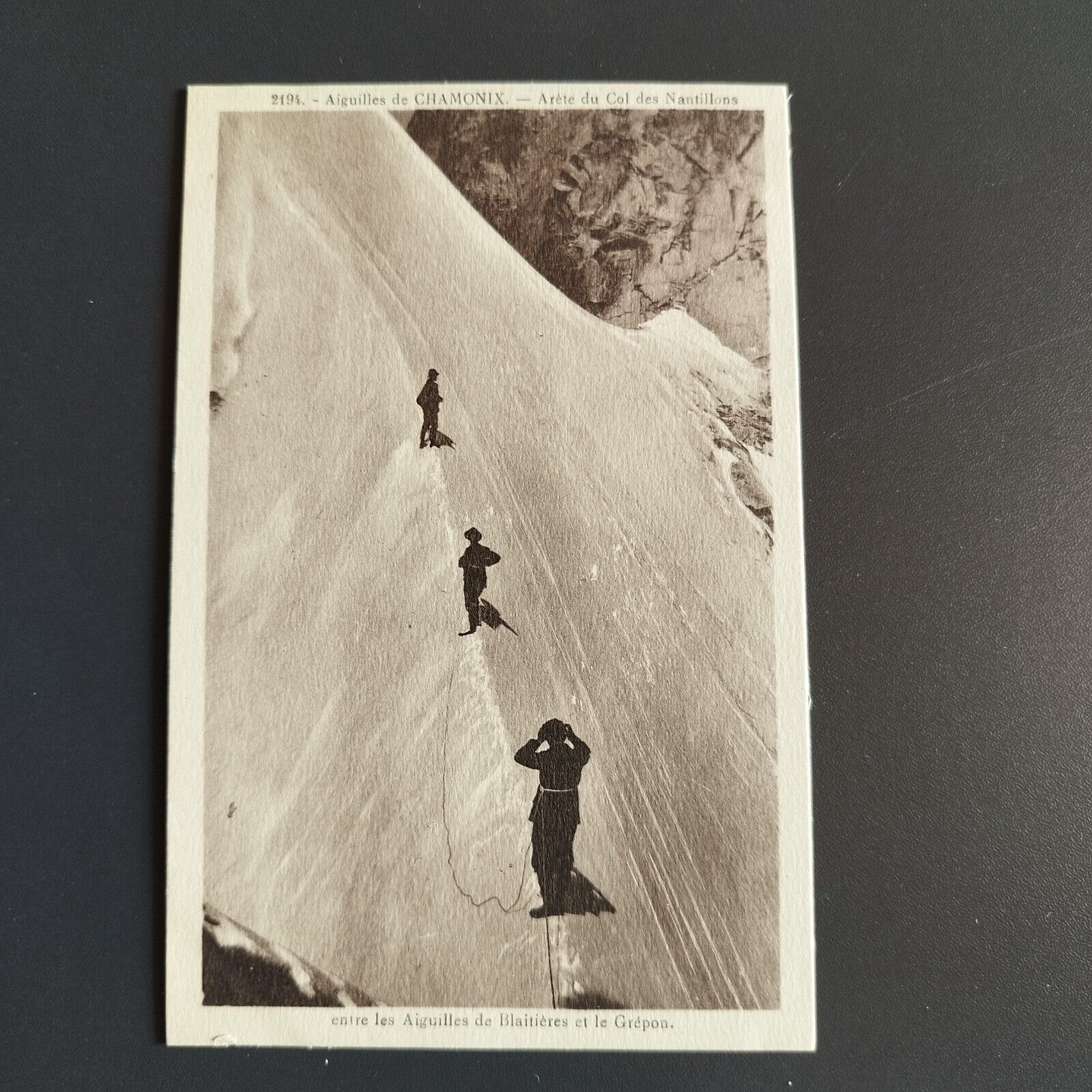 France -2194-Aiguilles de Chamonix-Arète du Col des Nantillons