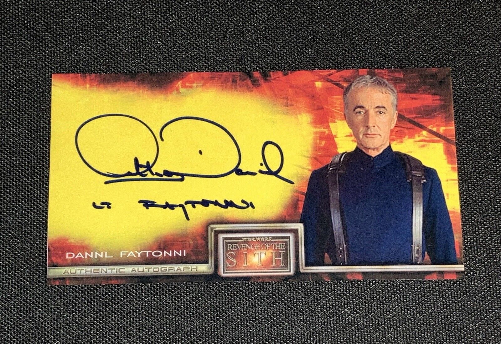 1999 Custom Card Widevision Star Wars: Signed Autograph by Anthony Daniels 💥