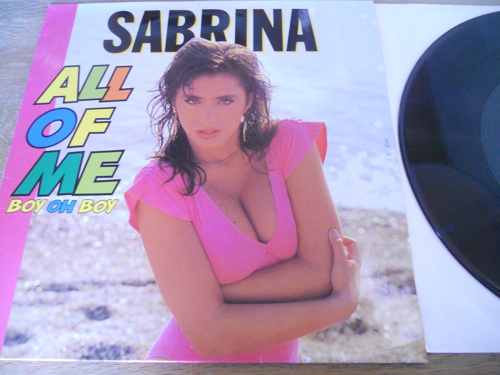 SABRINA ALL OF ME BOY OH BOY PWL REMIX 1988 GERMAN PRESSED METRONOME RECORDS SEE