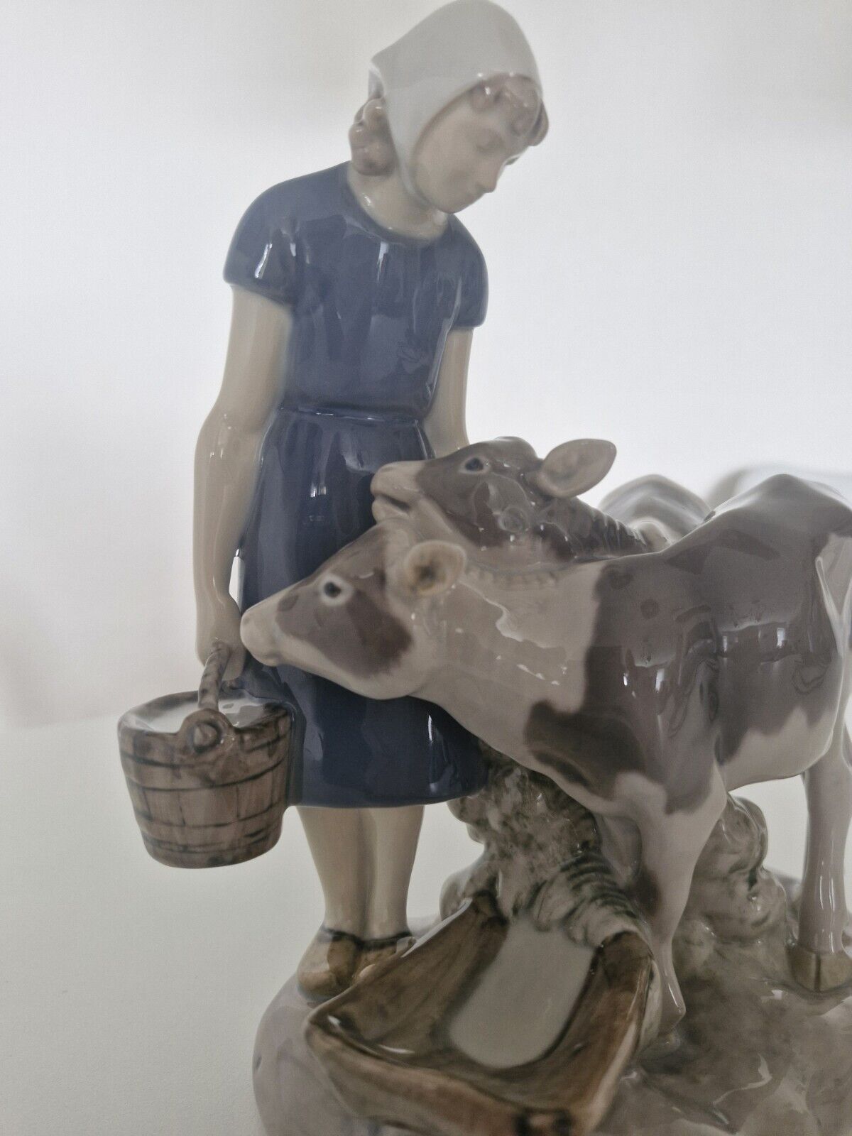 The Bing  Grondahl "Girl with Calves" figurine (no. 2270)