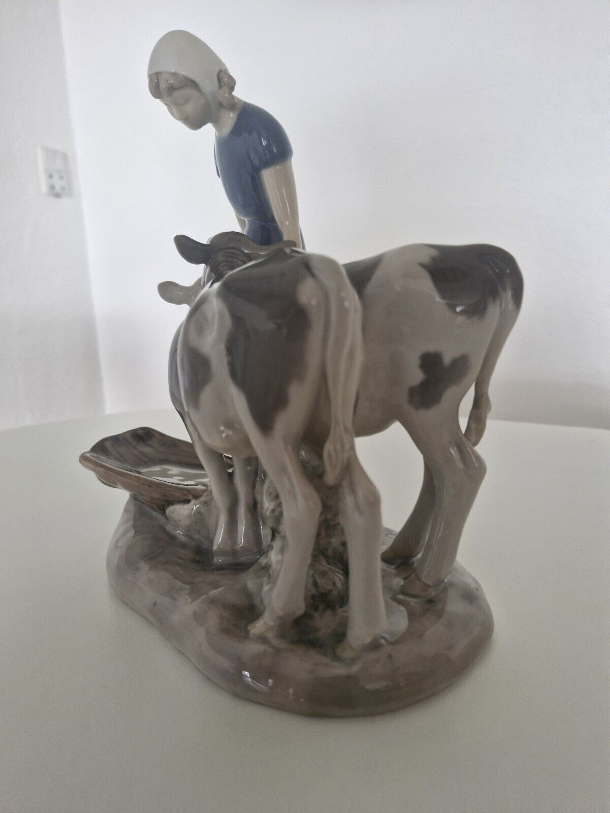 The Bing  Grondahl "Girl with Calves" figurine (no. 2270)