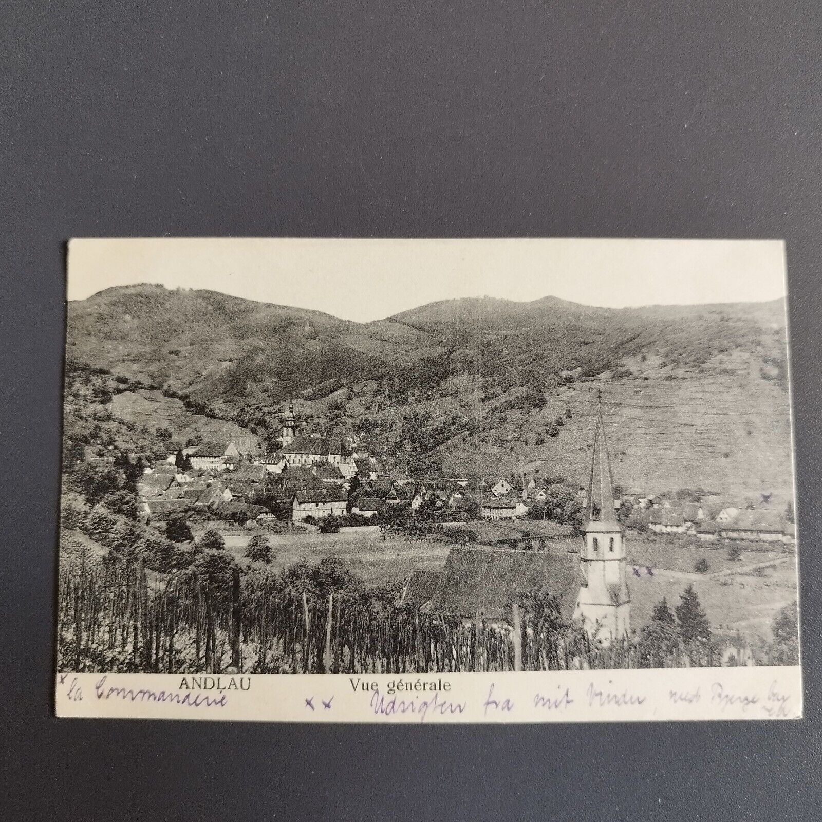 FRANCE -Andlau Vue générale