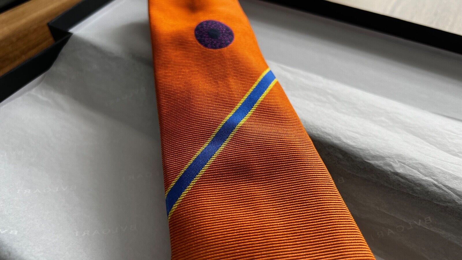 Ties for men 100% silk BVLGARI rare