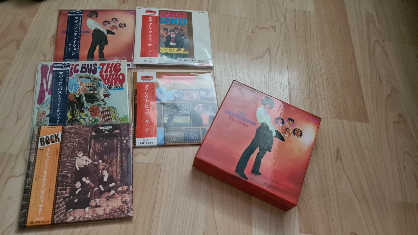 The Who "My Generation" japan mini lp box 5 cd