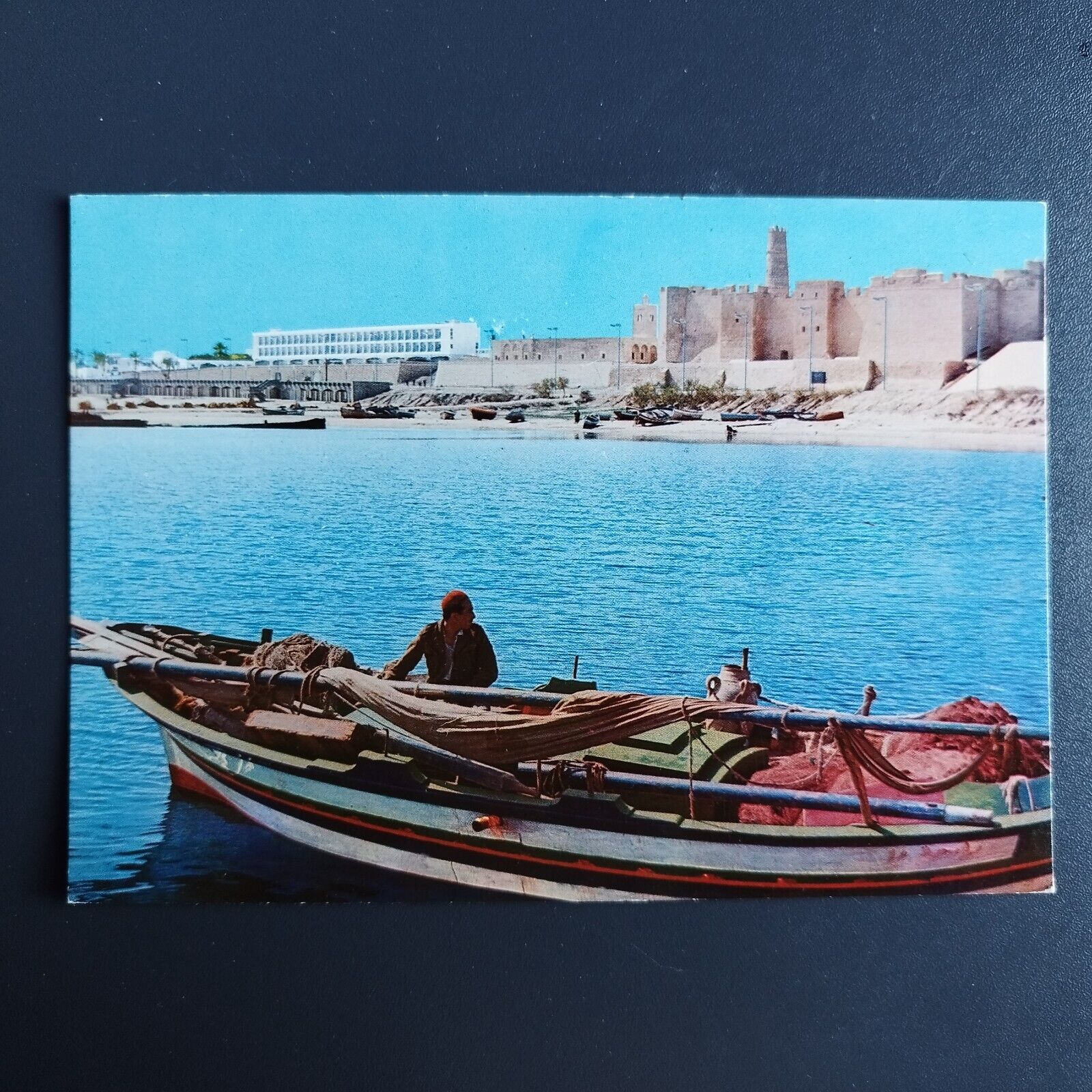 Tunisia Monastir The Ribat and the beach 1970s Unposted