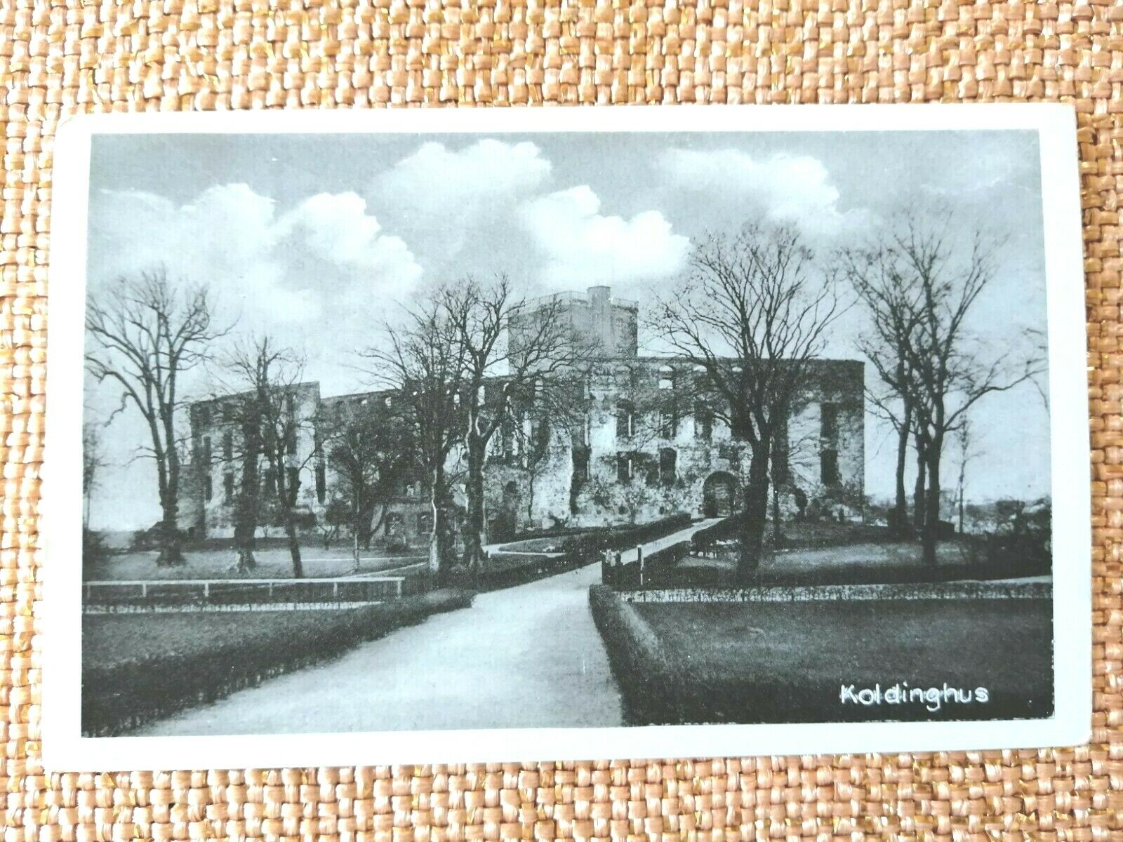 Vintage Danish postcardKoldingKoldinghusPosted 1940-60