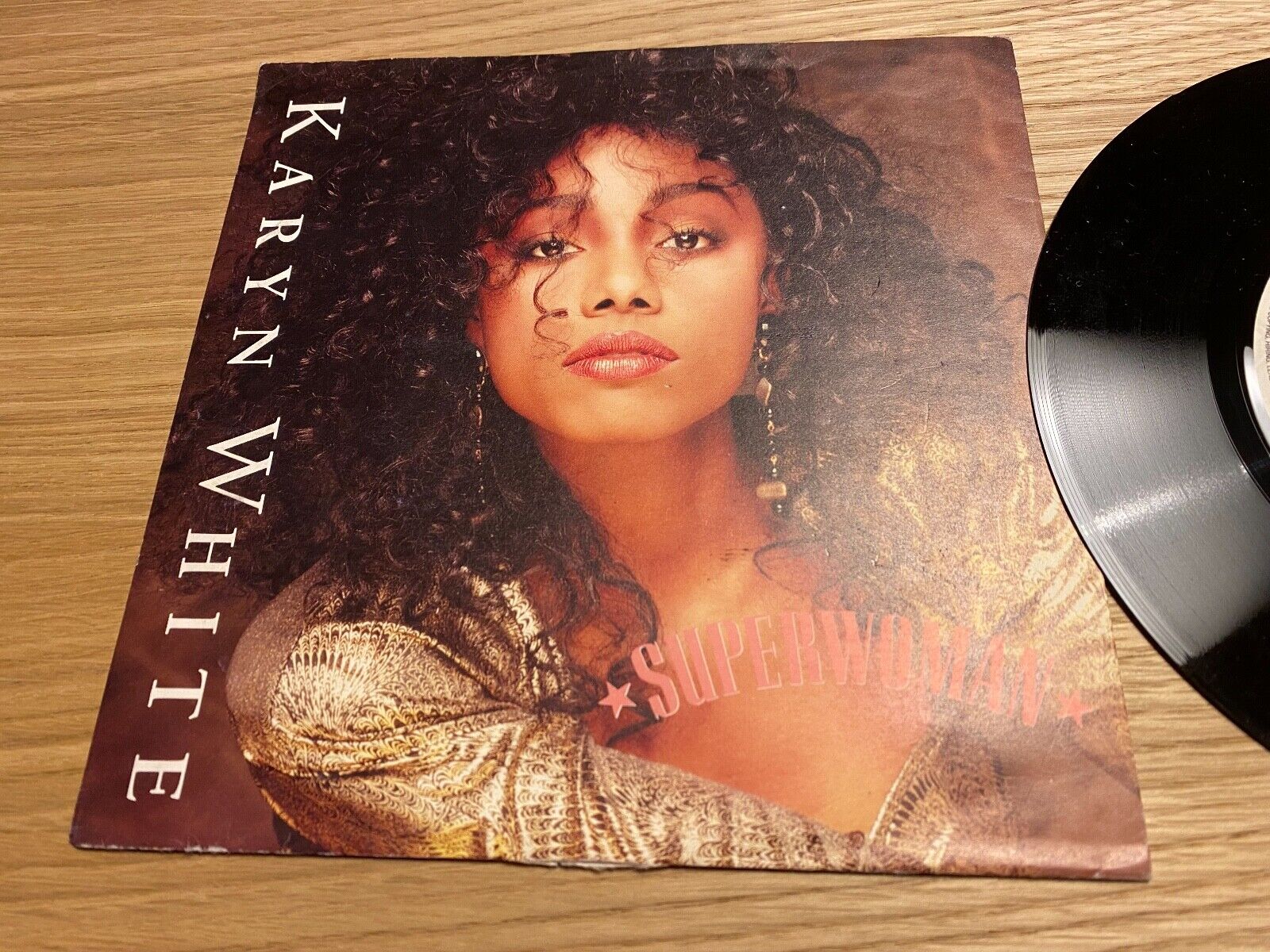 KARYN WHITE "SUPERWOMAN" 1988 WARNER BROS RECORDS INC WEST GERMAN 1 PRESS OOP