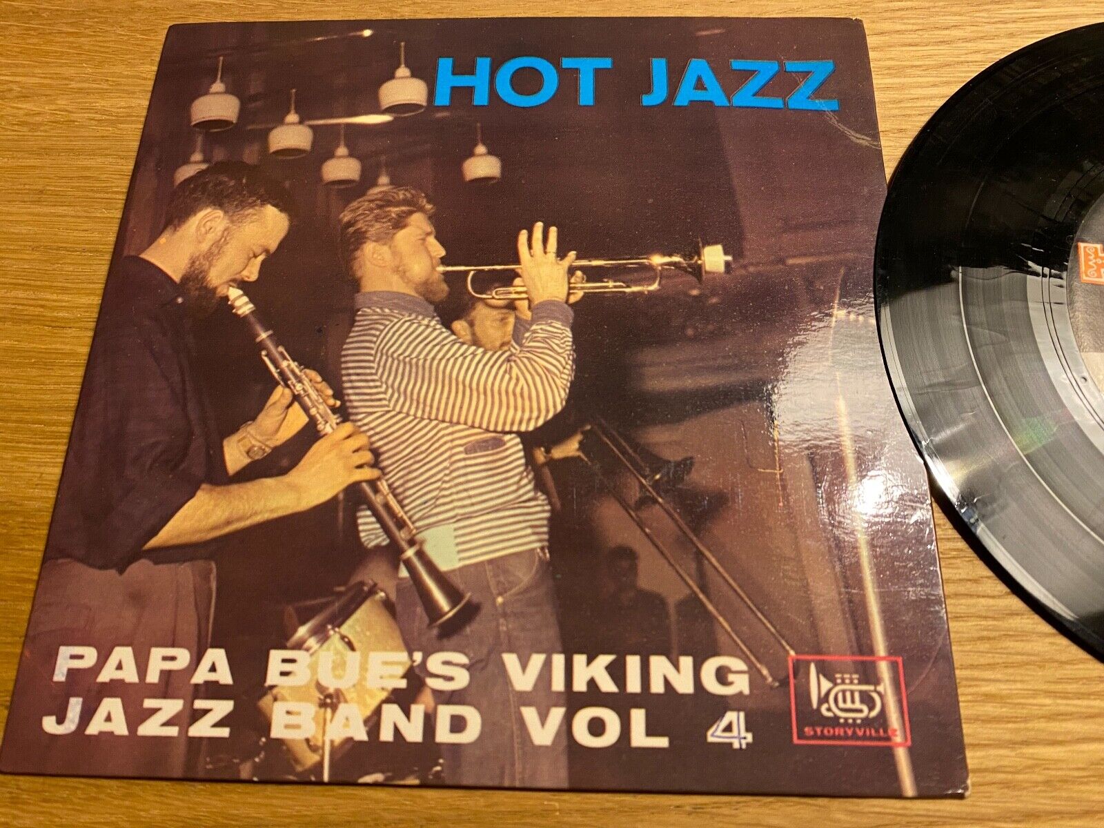 PAPA BUE´S VIKING JAZZBAND VOL4 "HOT JAZZ" STORYVILLE RECORDS NCB 4 SONGS 7" EP