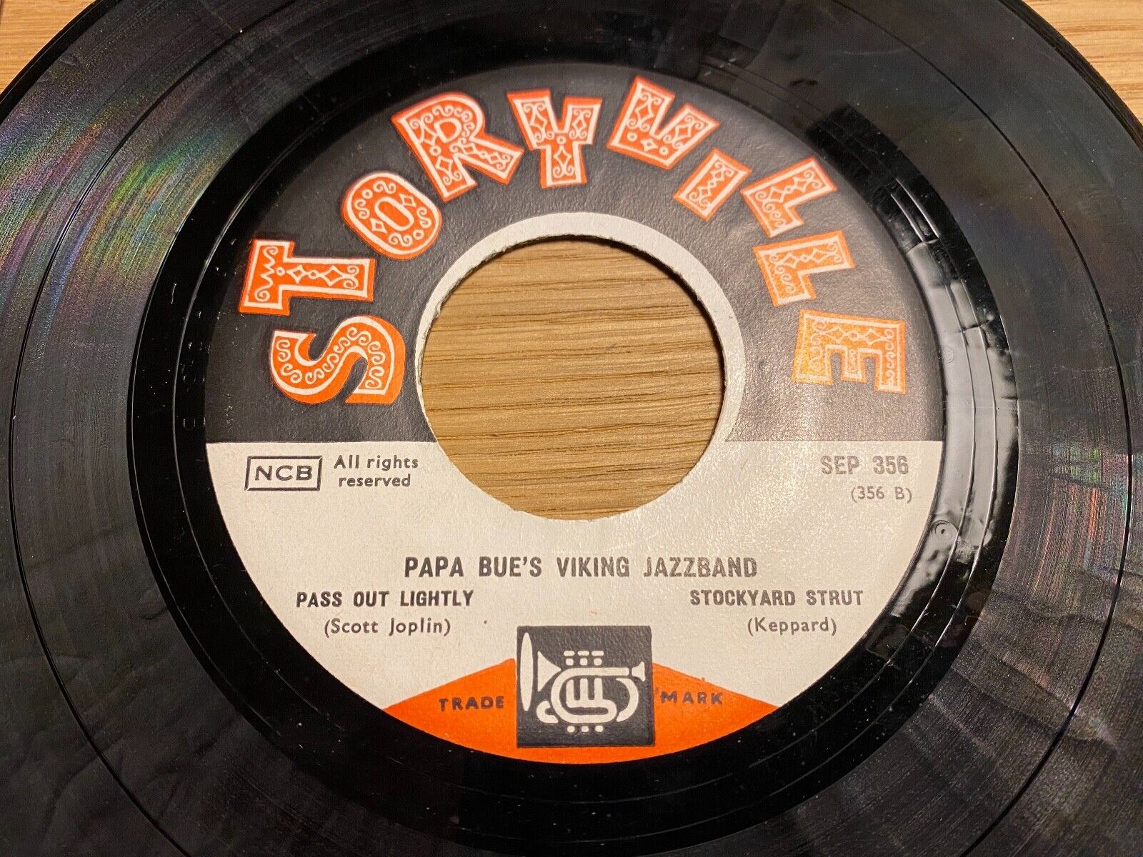 PAPA BUE´S VIKING JAZZBAND VOL4 "HOT JAZZ" STORYVILLE RECORDS NCB 4 SONGS 7" EP