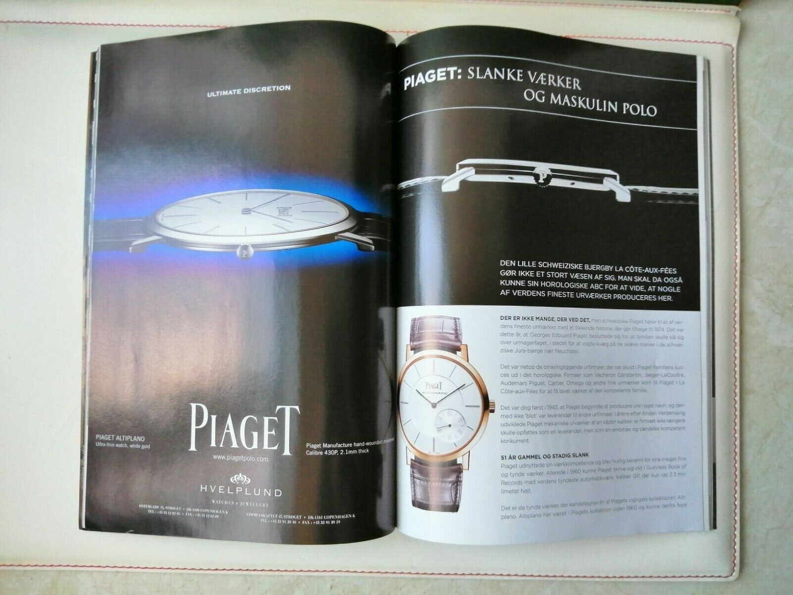 Watches and Jewellery Magazine Danish HVELPLUND 2011-12