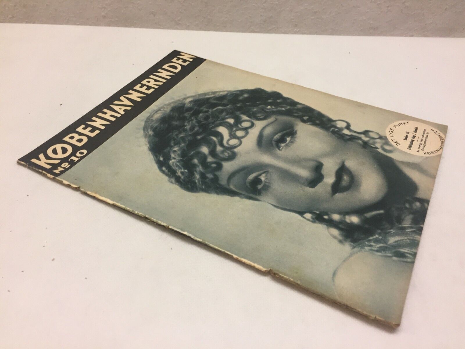 Claudette Colbert Complete Antique Vintage Danish Magazine 1933 Københavnerinden