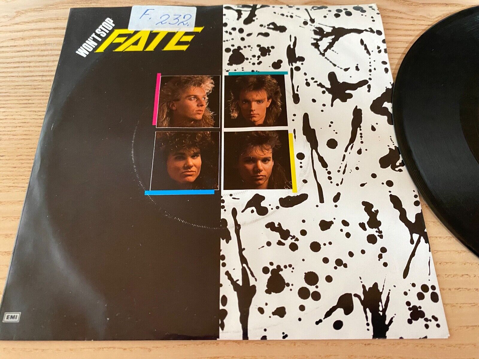 FATE "WON ´T STOP / (I CAN´T STAND) LOSING YOU" 1986 DUTCH PRESS EMI RECORDS 7"