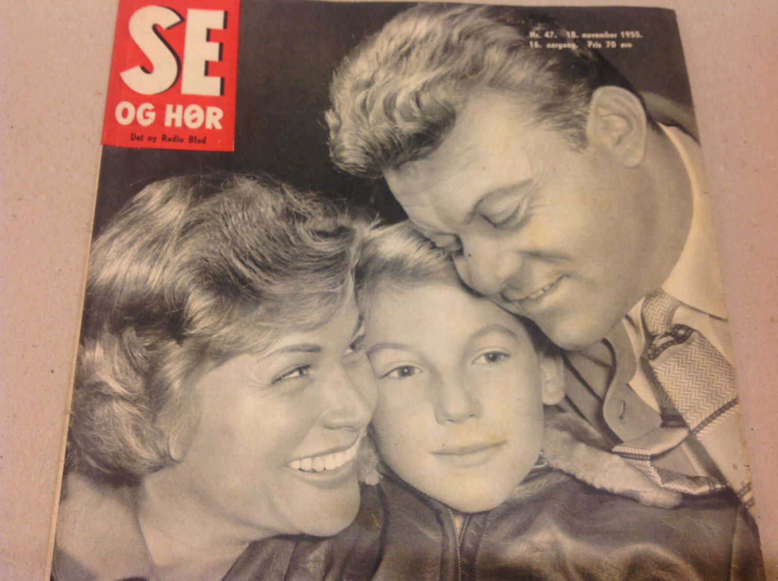 GEORGES ULMER IN PARIS PHOTOS DENMARK FRONT COVER VINTAGE Danish Magazine 1955