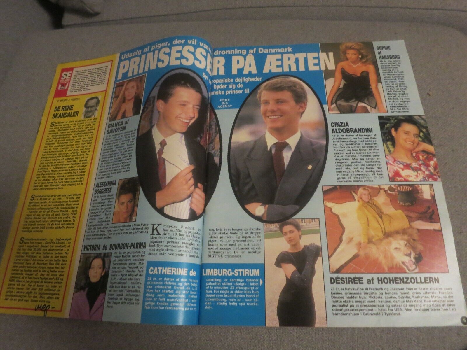 Danish Magazin 1987 BRIGITTE NIELSEN Gitte Thomas Helmig EURYTHMICS Sam Fox N23