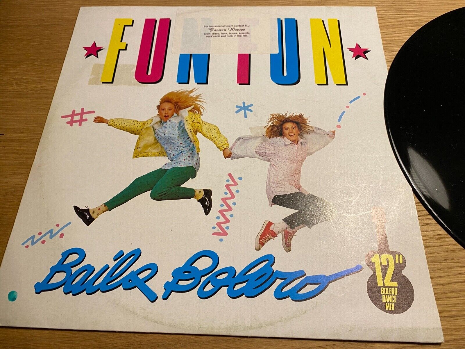 FUN FUN "BAILA BOLERO DANCE MIX" 1987 CHIC RECORDS 12" MAXI SINGLE WEST GERMANY*