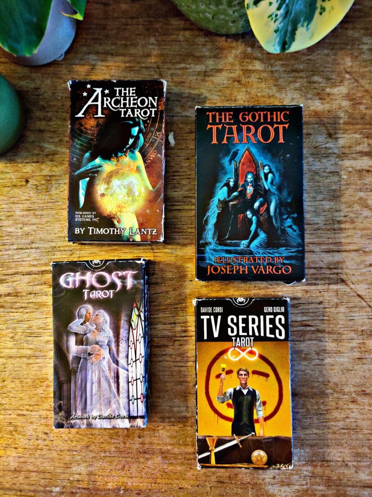 Tarot lot The gothic tarot TV series tarot Ghost tarot Archeon tarot