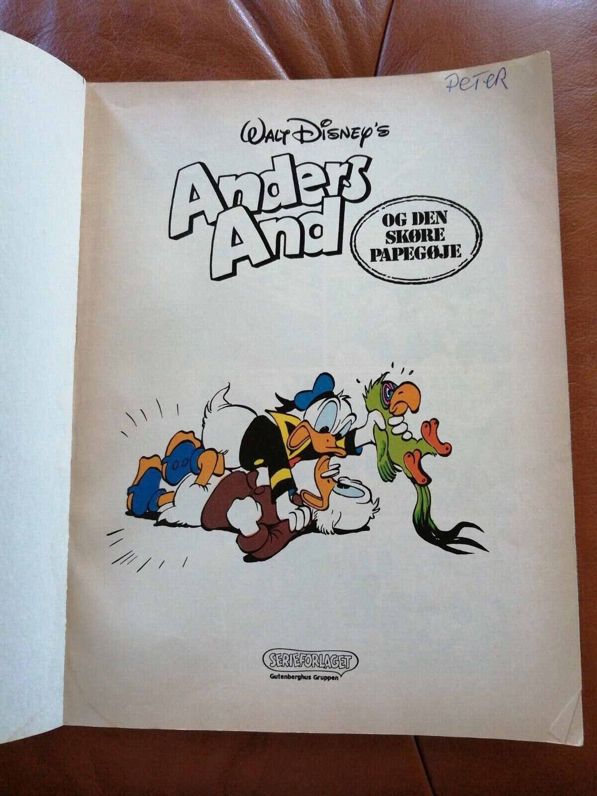 Danish comic book"ANDERS AND og Den Skøre Papegøje" 1983