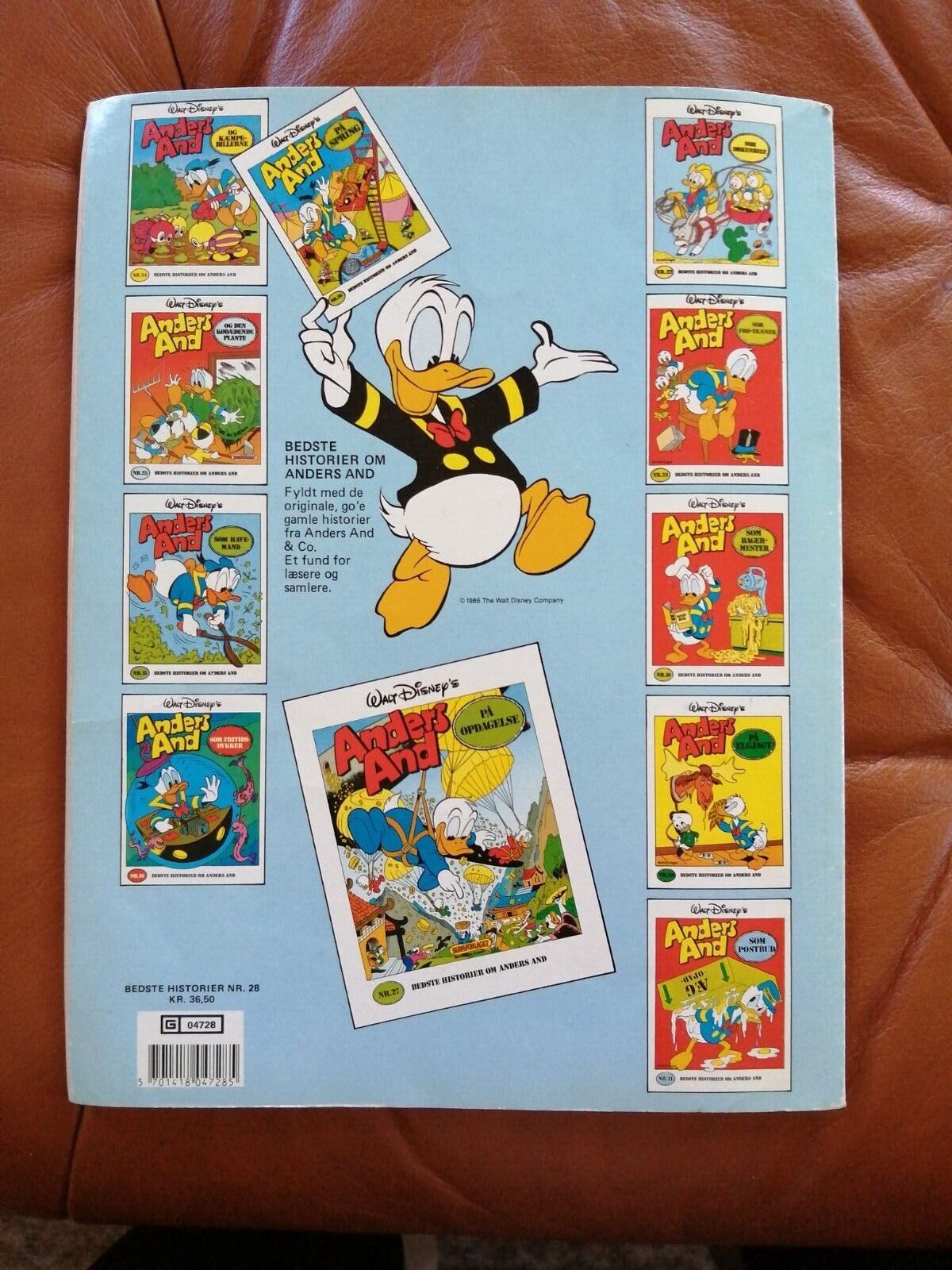 Danish comic book"ANDERS AND og Den Skøre Papegøje" 1983