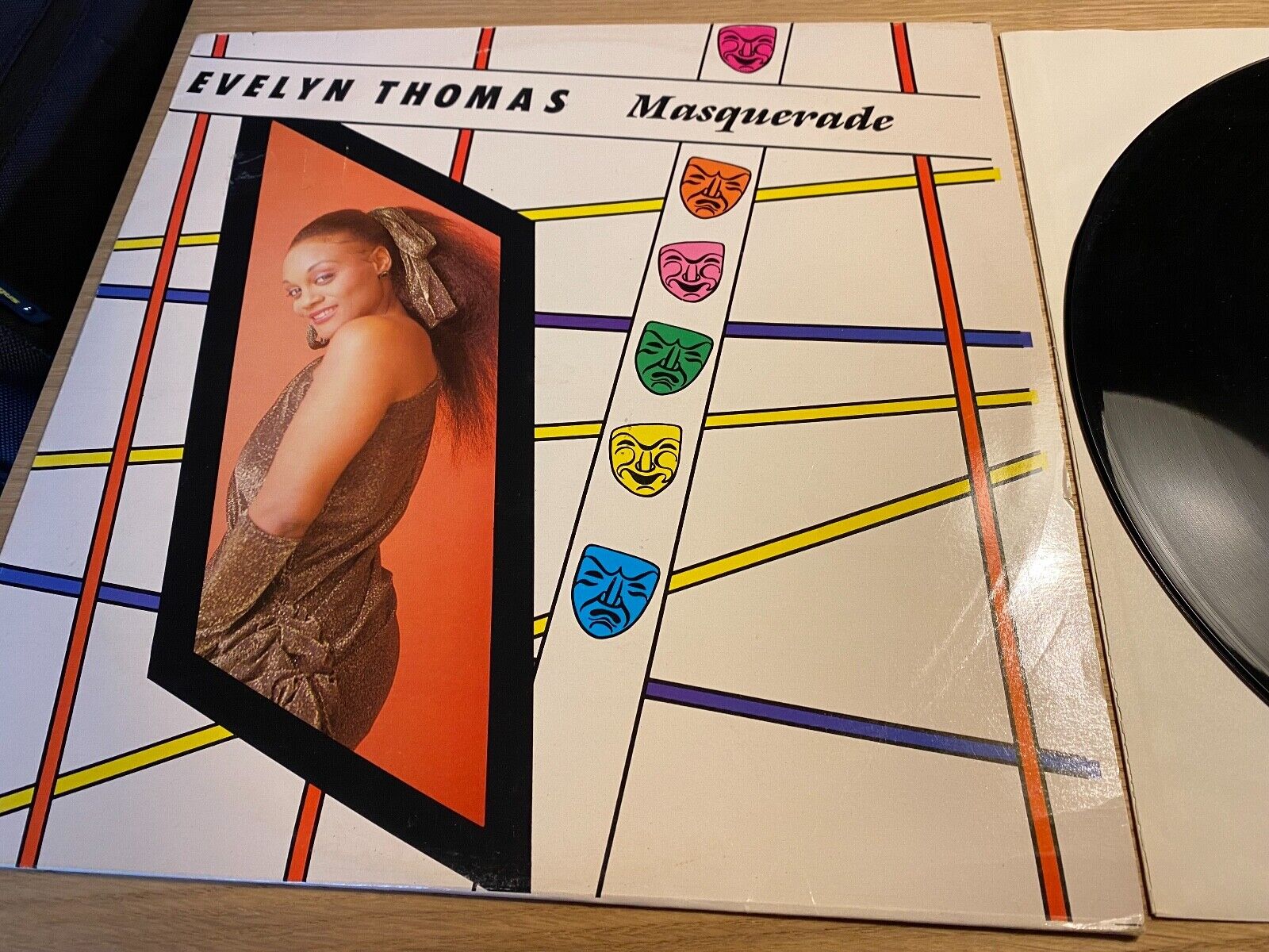 EVELYN THOMAS "MASQUERADE" 12" EXTENDED REMIX 1984 RECORD SHACK RECORDS ENGLAND*