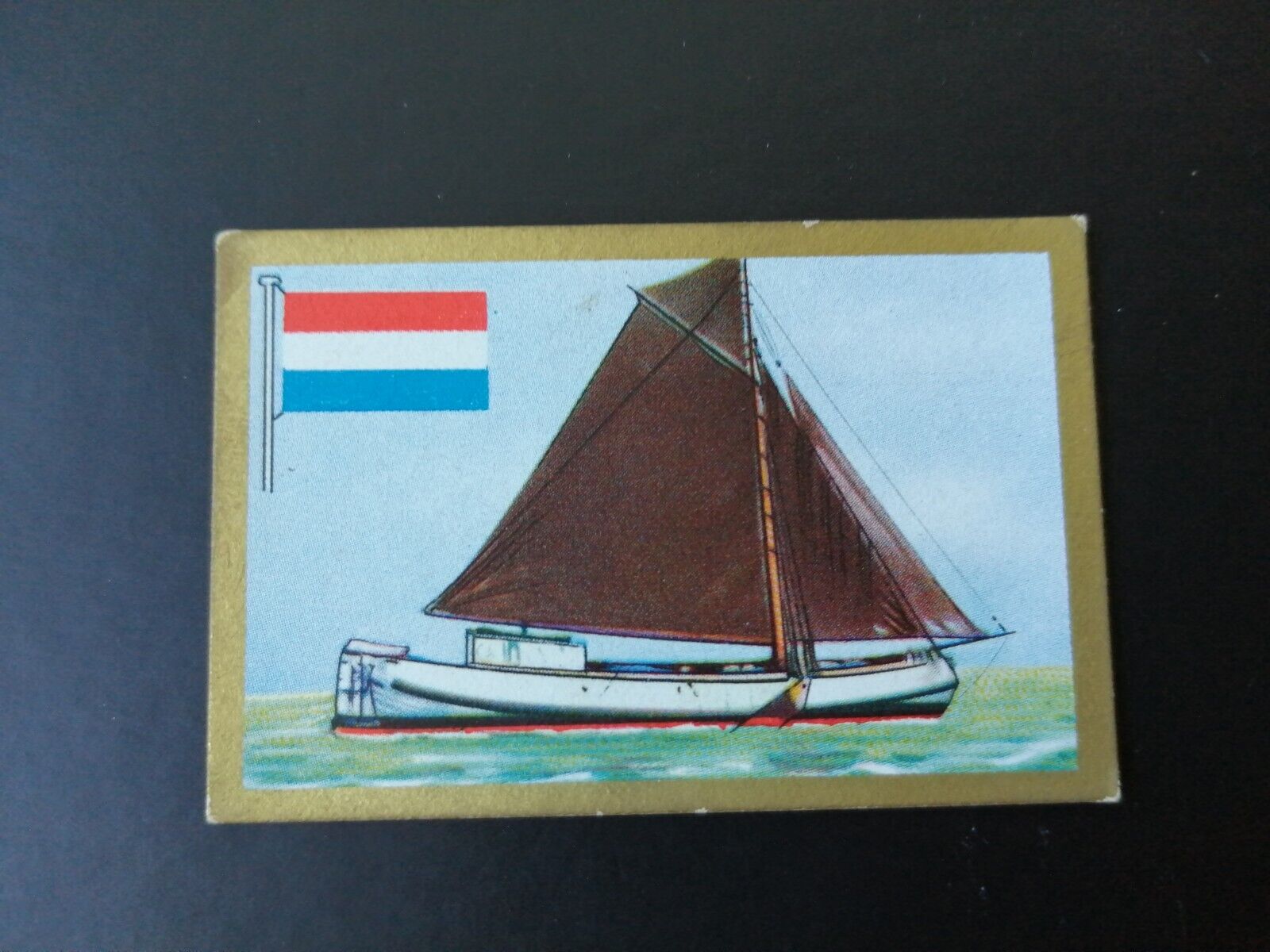 German SABA tobacco ship trading card 1931-33No 114TJALKNiederlande