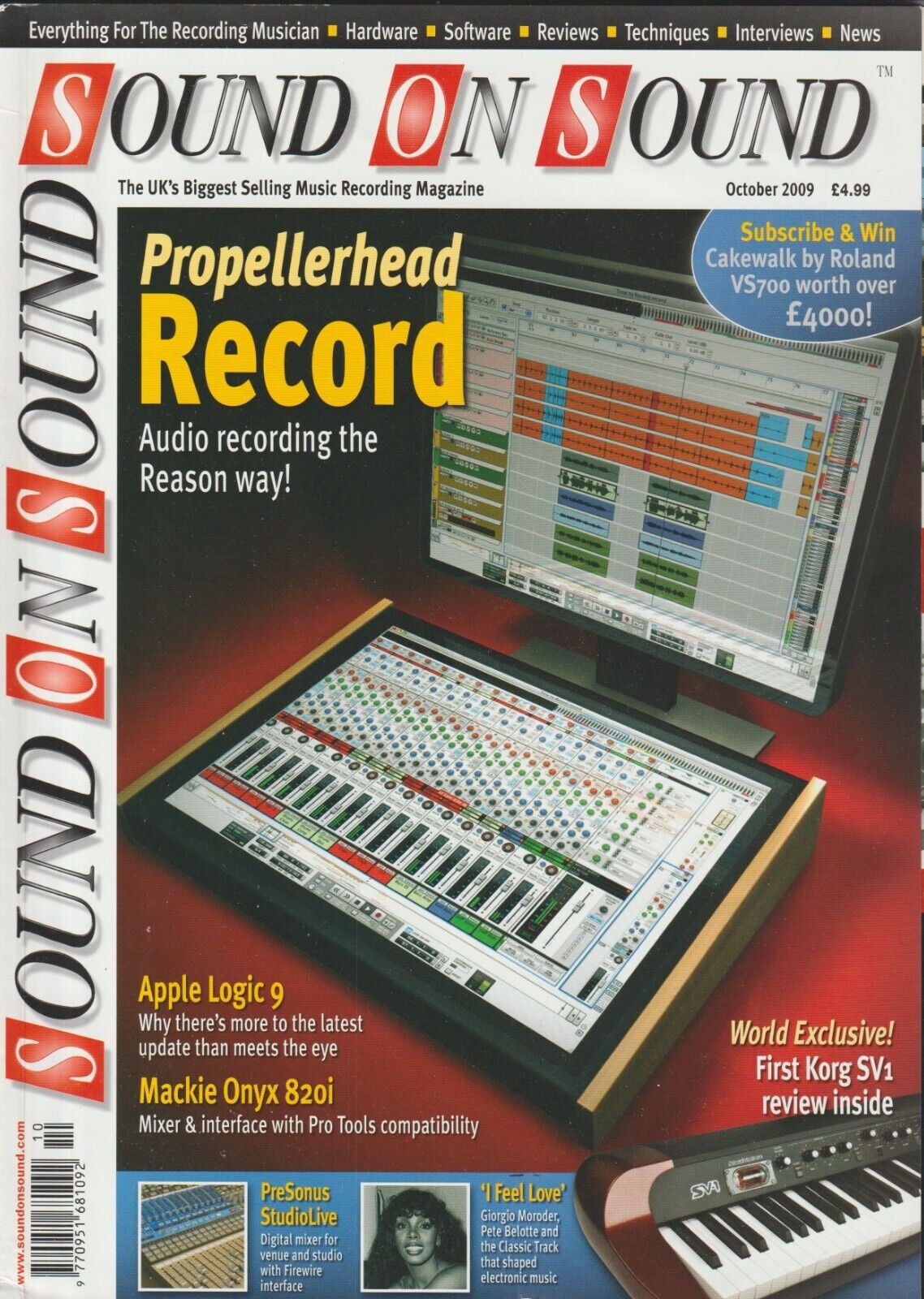 Sound on Sound - Magazine / July 2010 - MOOG TAURUS 3 - Vocal mics