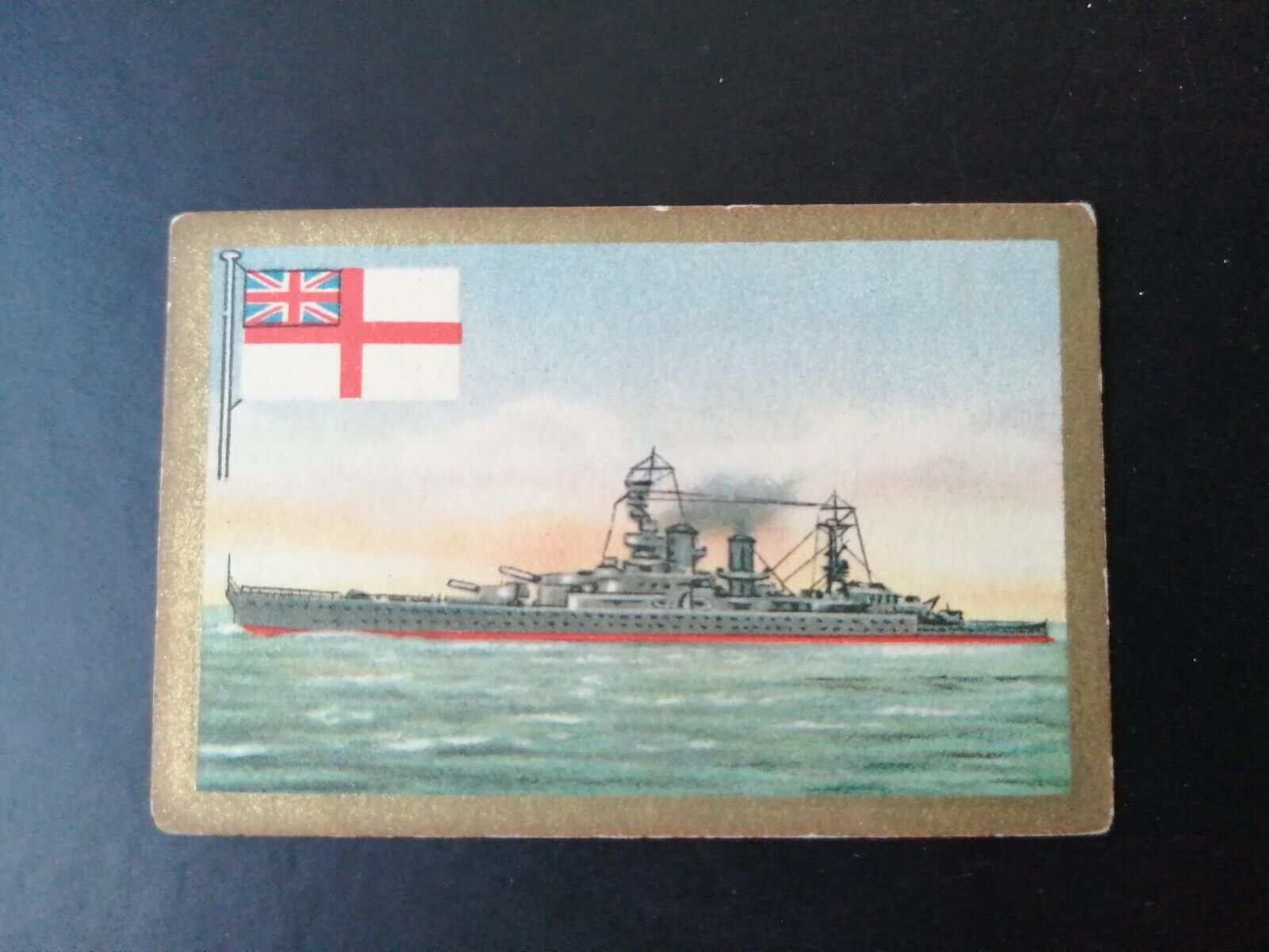 German SABA tobacco ship trading card 1931-33No 162 " Renown" England