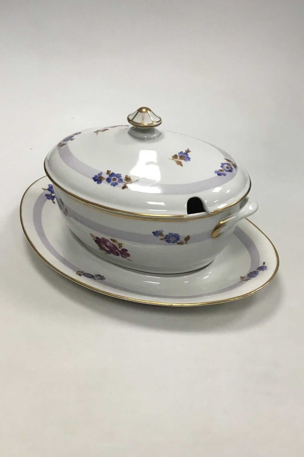 Royal Copenhagen Pattern no 597 Terrine with saucer No 9347