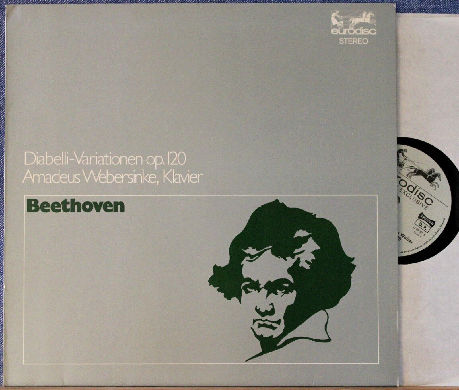 Webersinke Beethoven (Diabelli variations) Eurodisc 80 281 NM