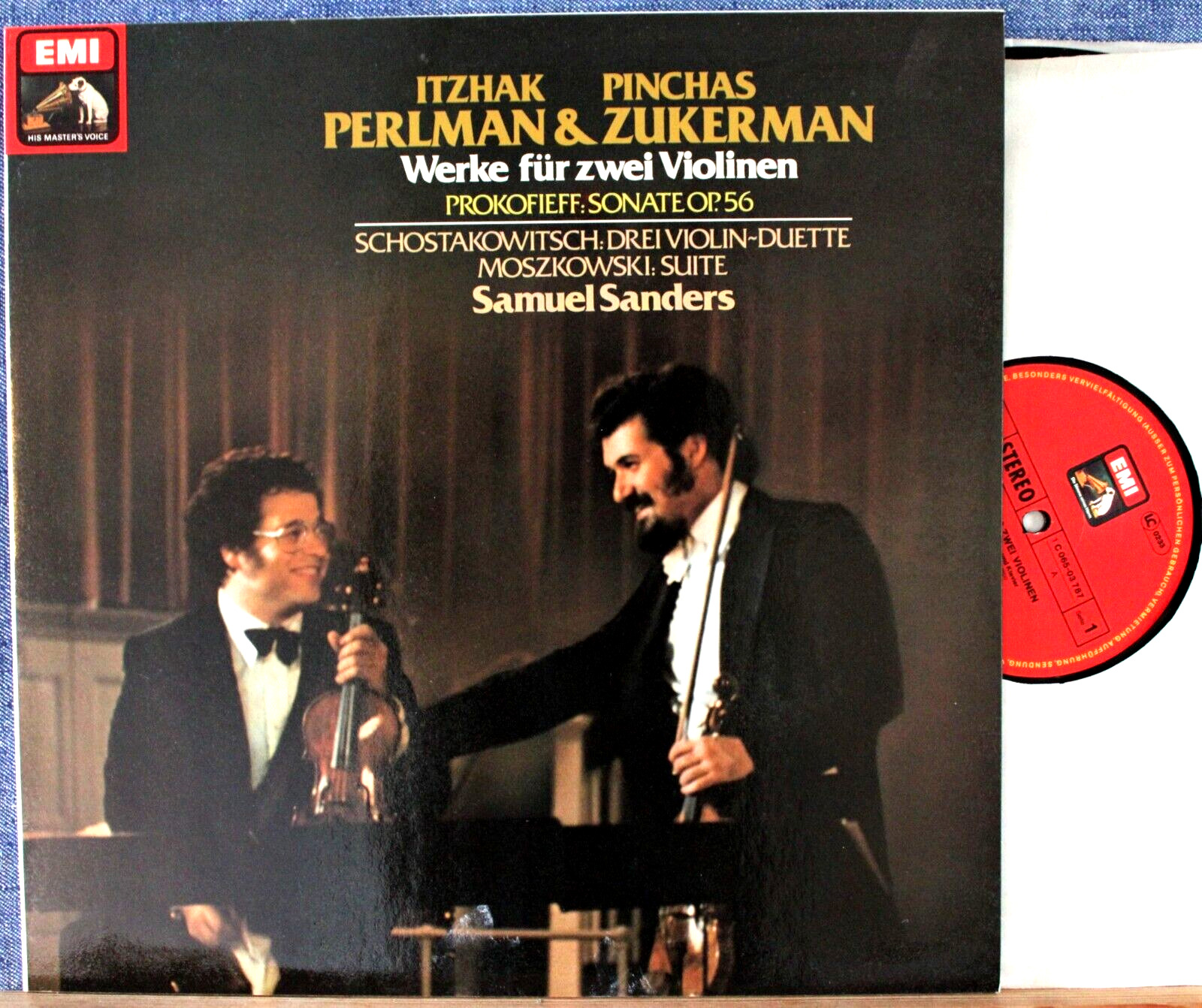 Perlman; Zukerman Prokofiev; Shostakovich (Works 2 violins) EMI 065-03 787 NM