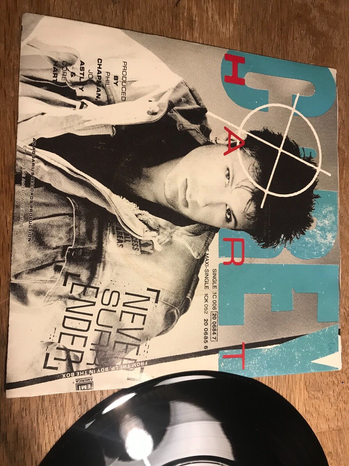 COREY HART "NEVER SURRENDER" 1985 GERMAN 7" VINYL SINGLE EMI AMERICA RECORDS 45*